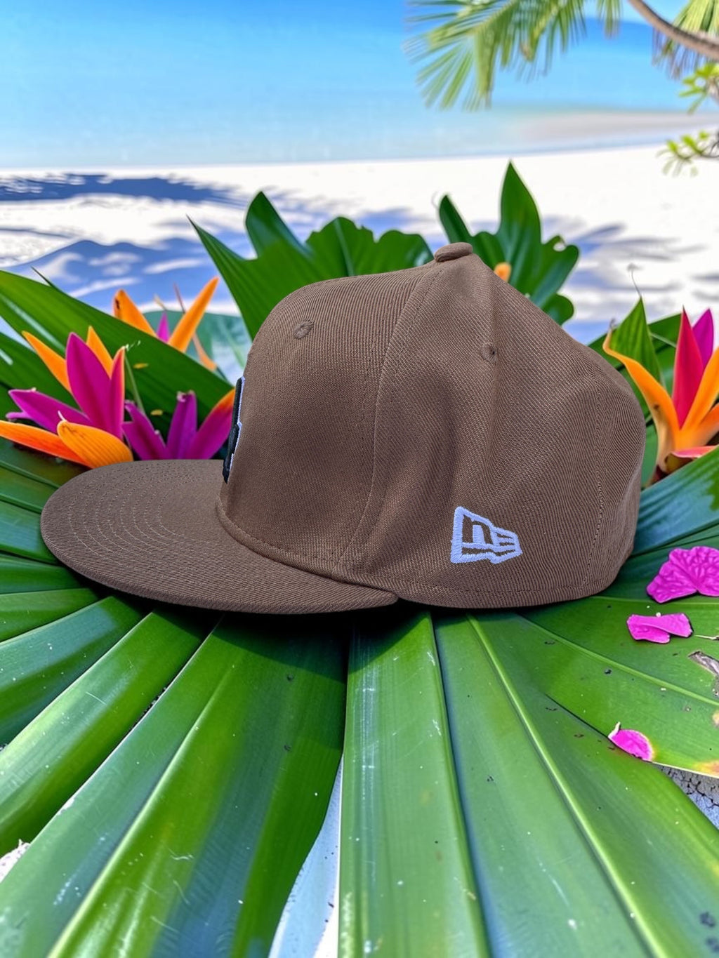 Plain brown LA Baseball Snpaback