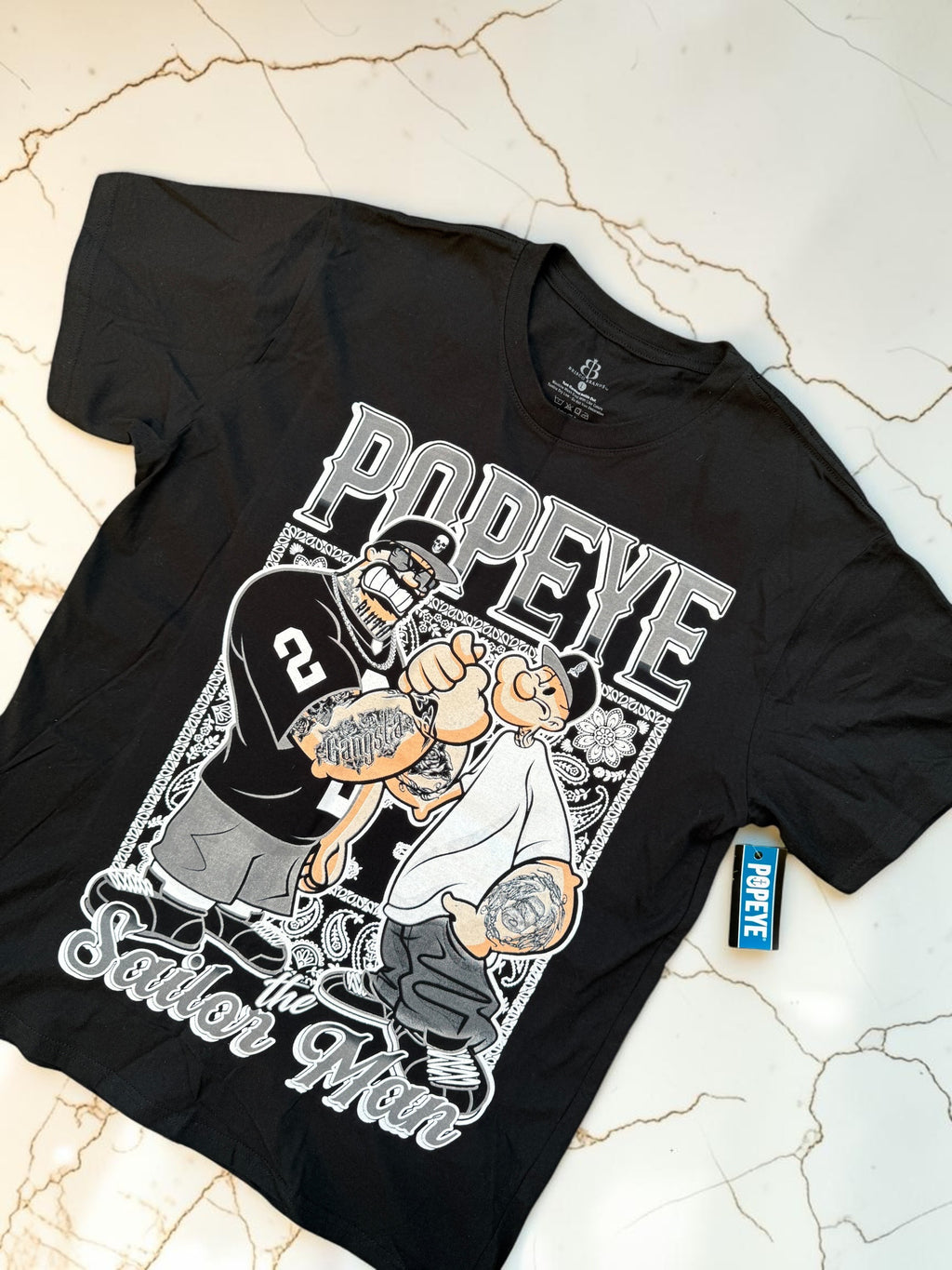New PopEye Graphic T Shirt