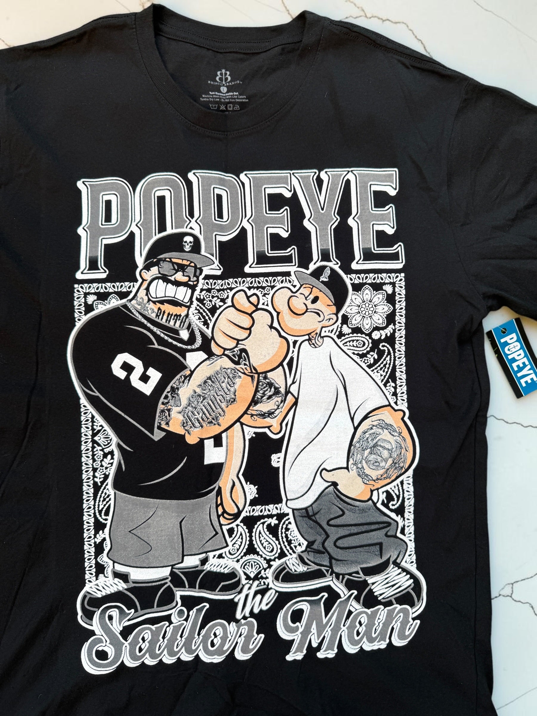 New PopEye Graphic T Shirt