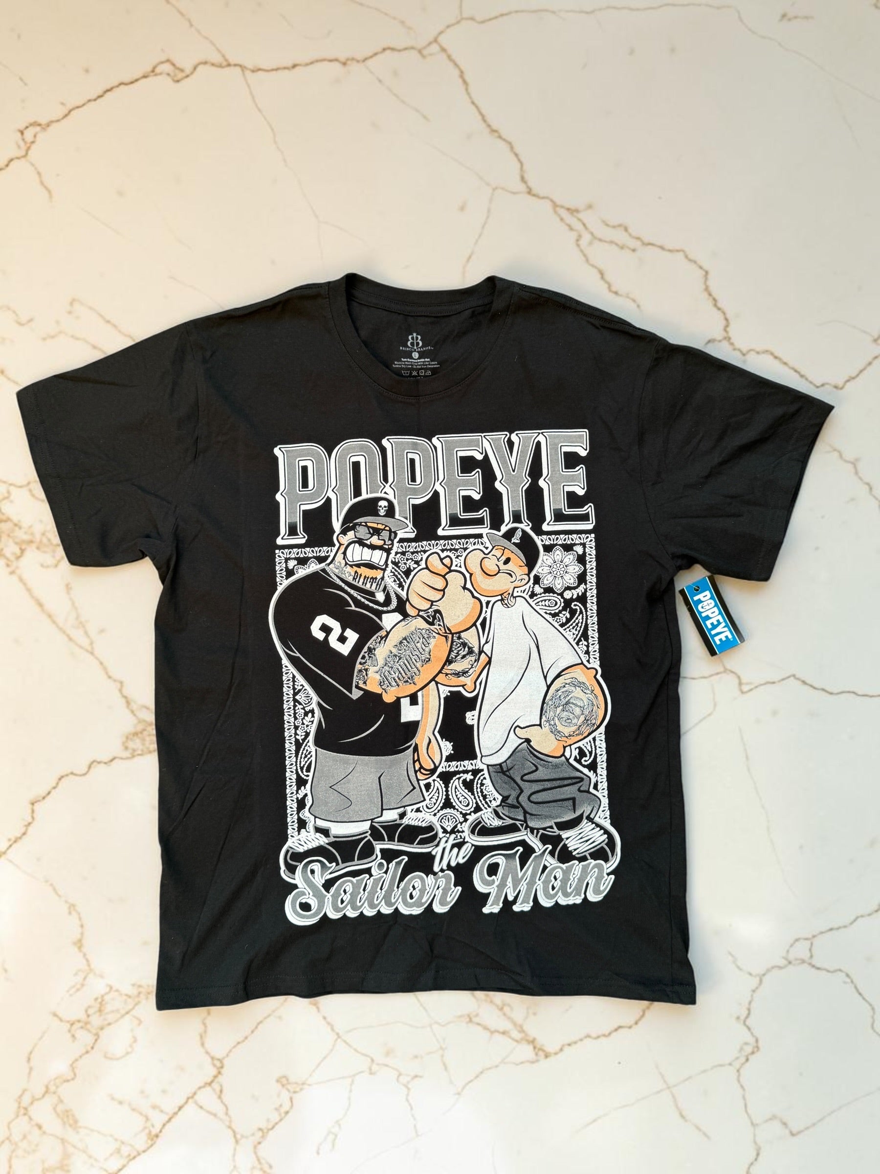 New PopEye Graphic T Shirt