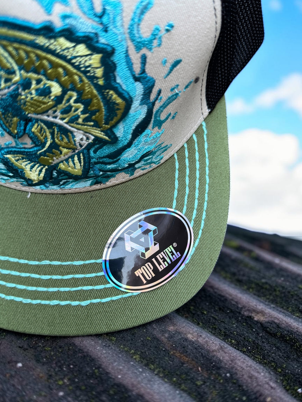 Exclusive Embroidery Outdoor Fishing Cap