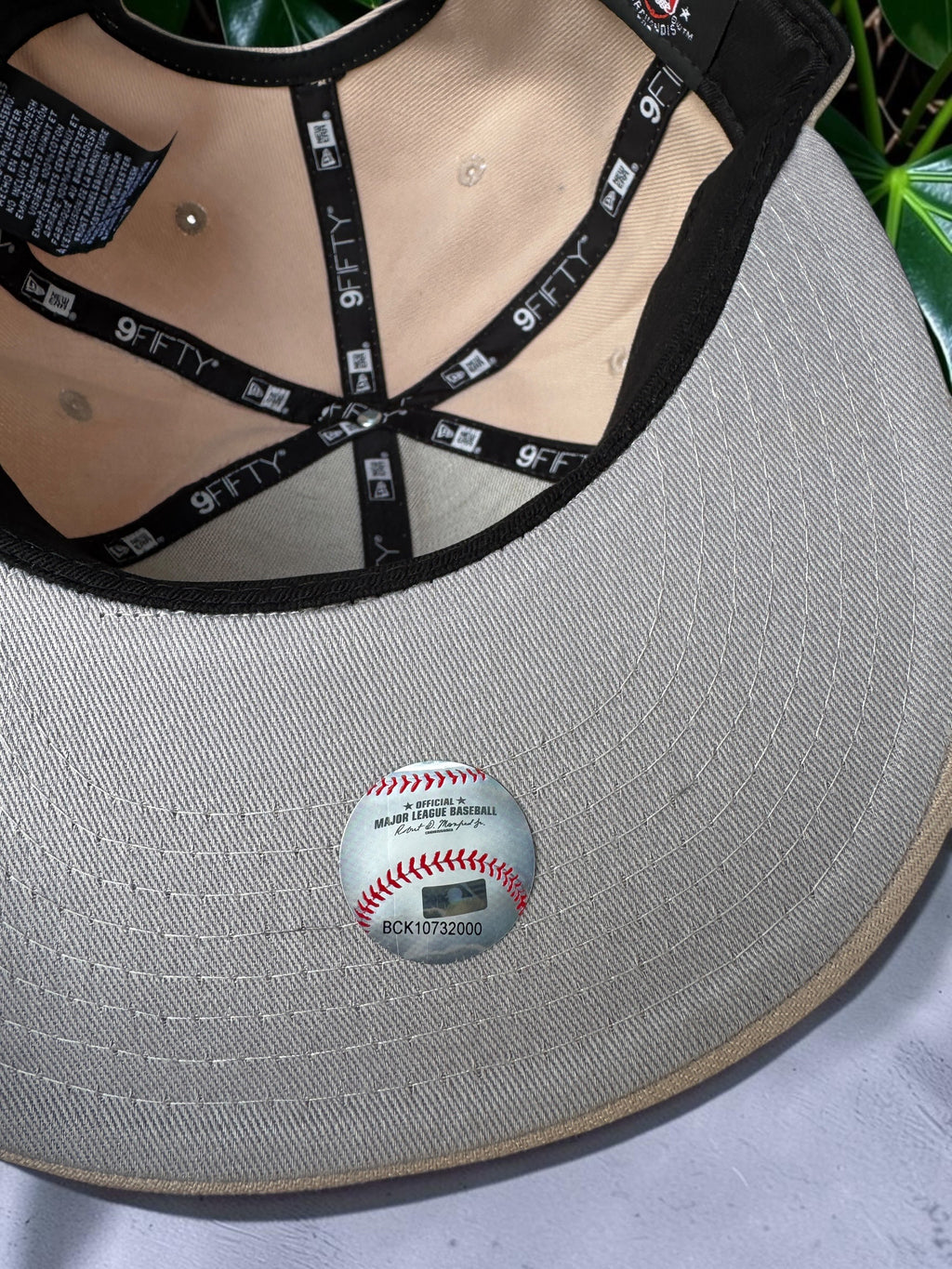 Beige La Palm Trees SnapBack