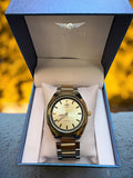 Gianello Diamond Gold Dial Watch