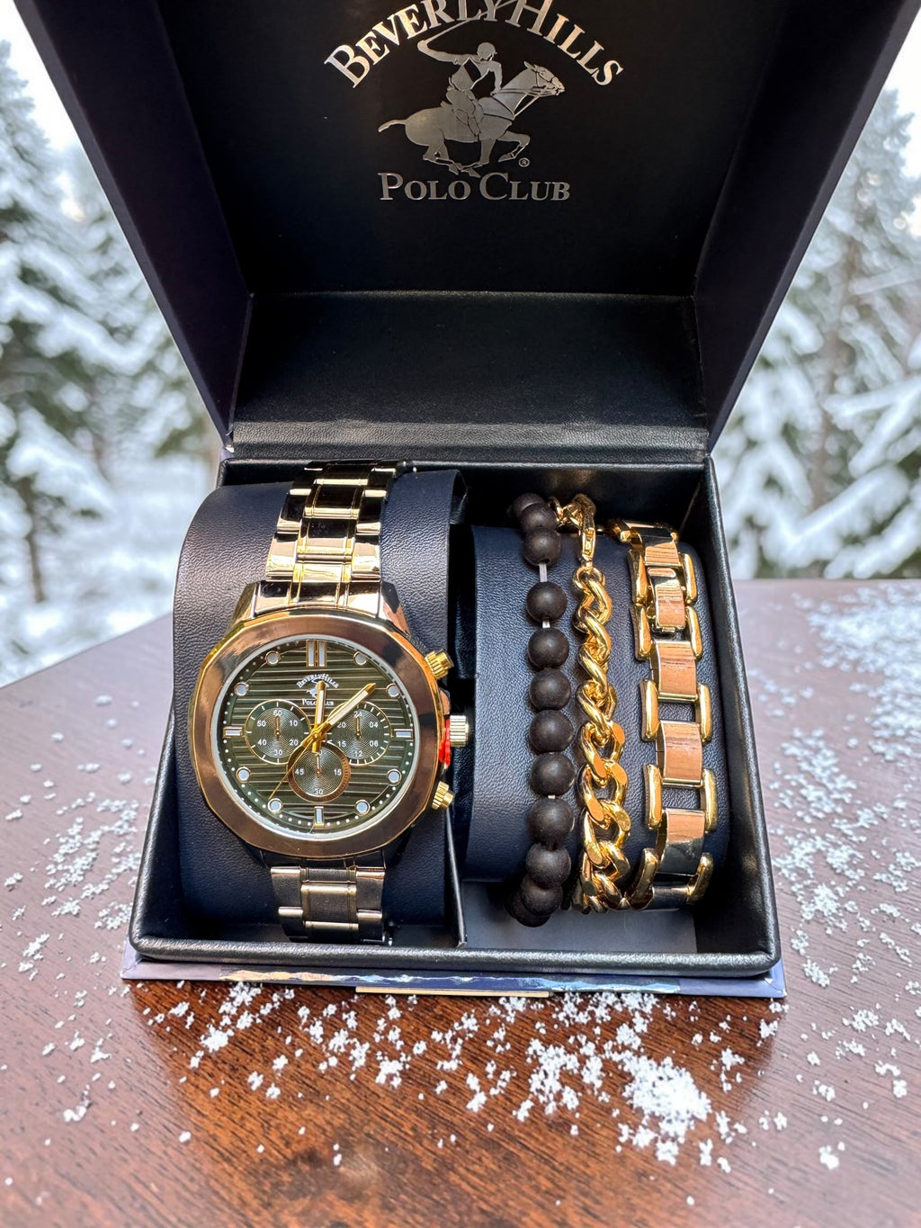 Classy Beverly Hills polo Club Watch Bracelet Bundle