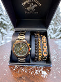 Classy Beverly Hills polo Club Watch Bracelet Bundle
