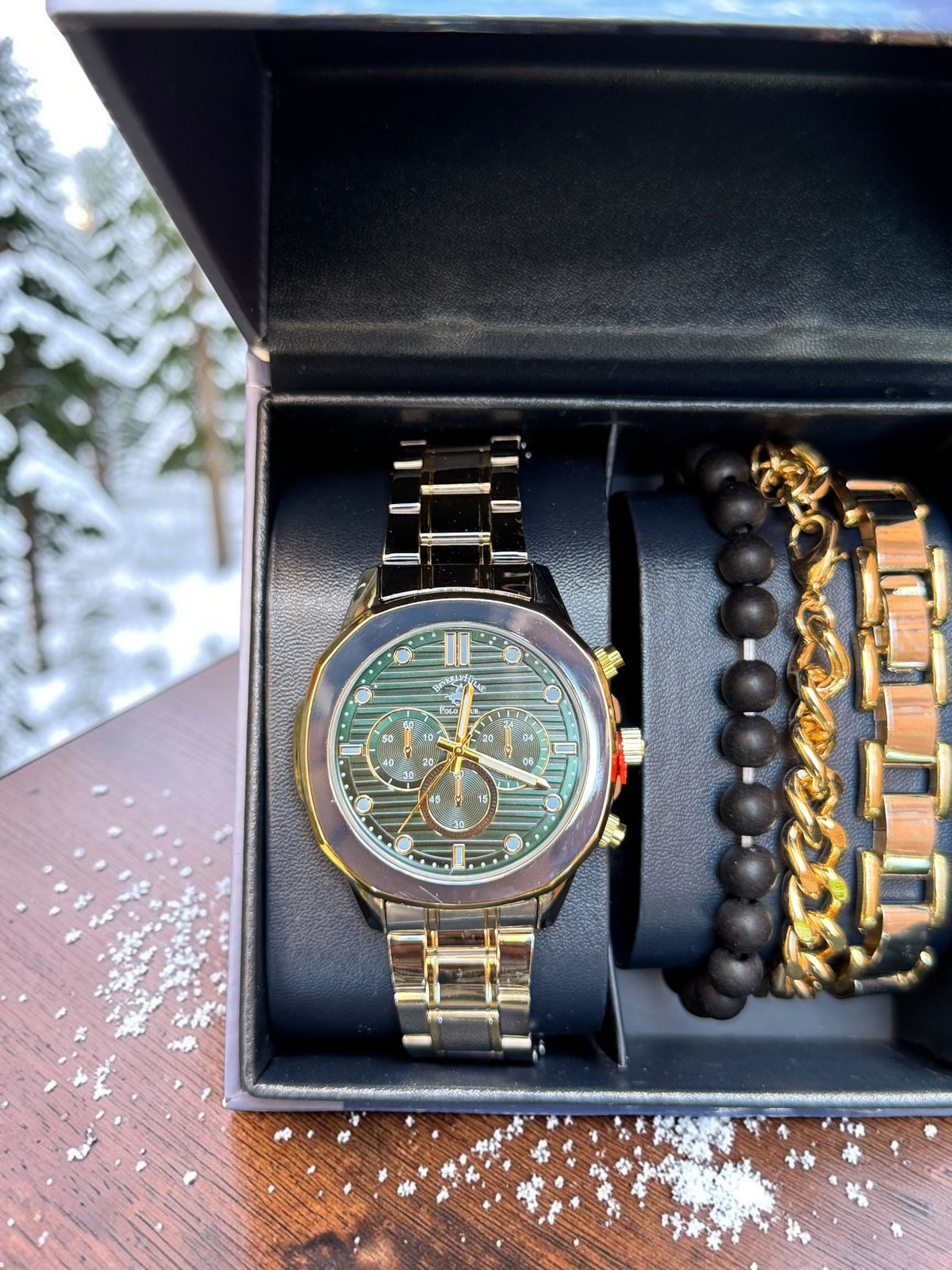 Classy Beverly Hills polo Club Watch Bracelet Bundle