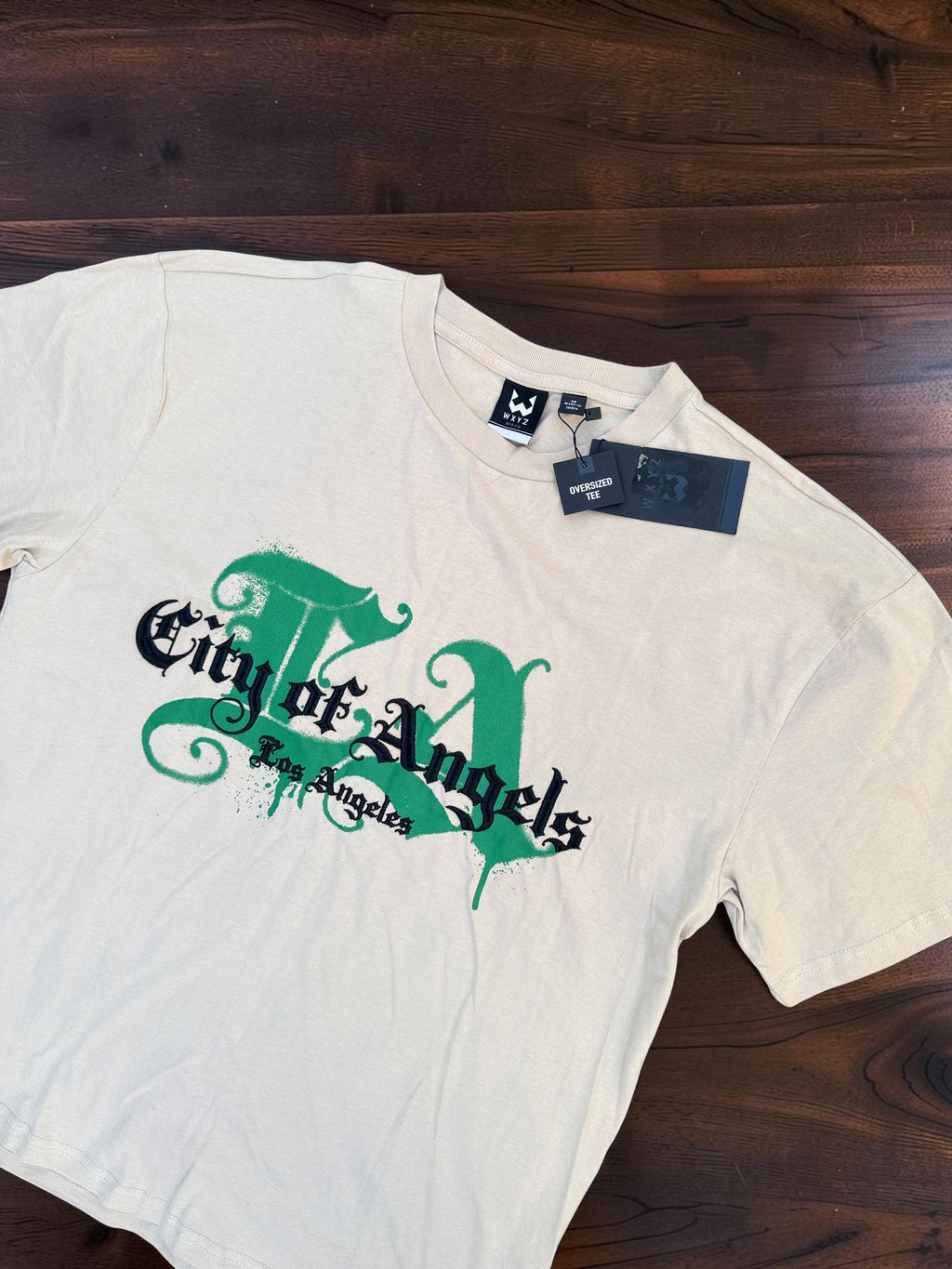 City Of Angels Oversized T-shirt With Embroidery Done