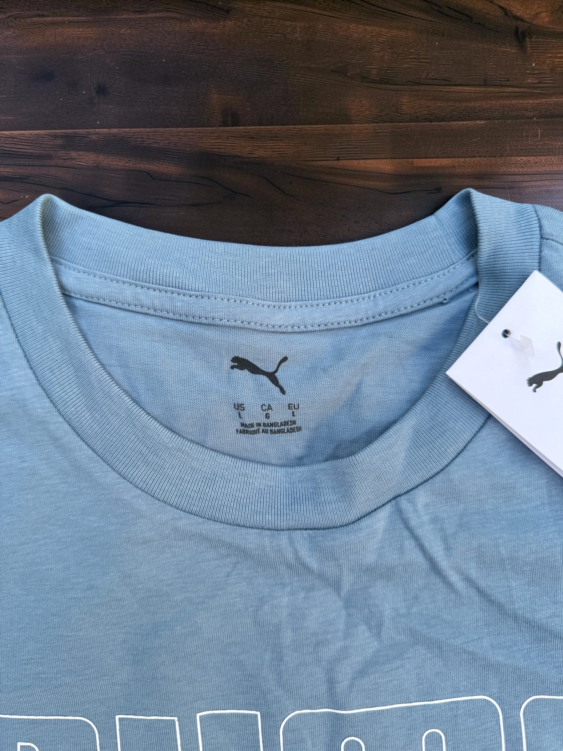 Blue Puma Streetwear Graphic T-shirt