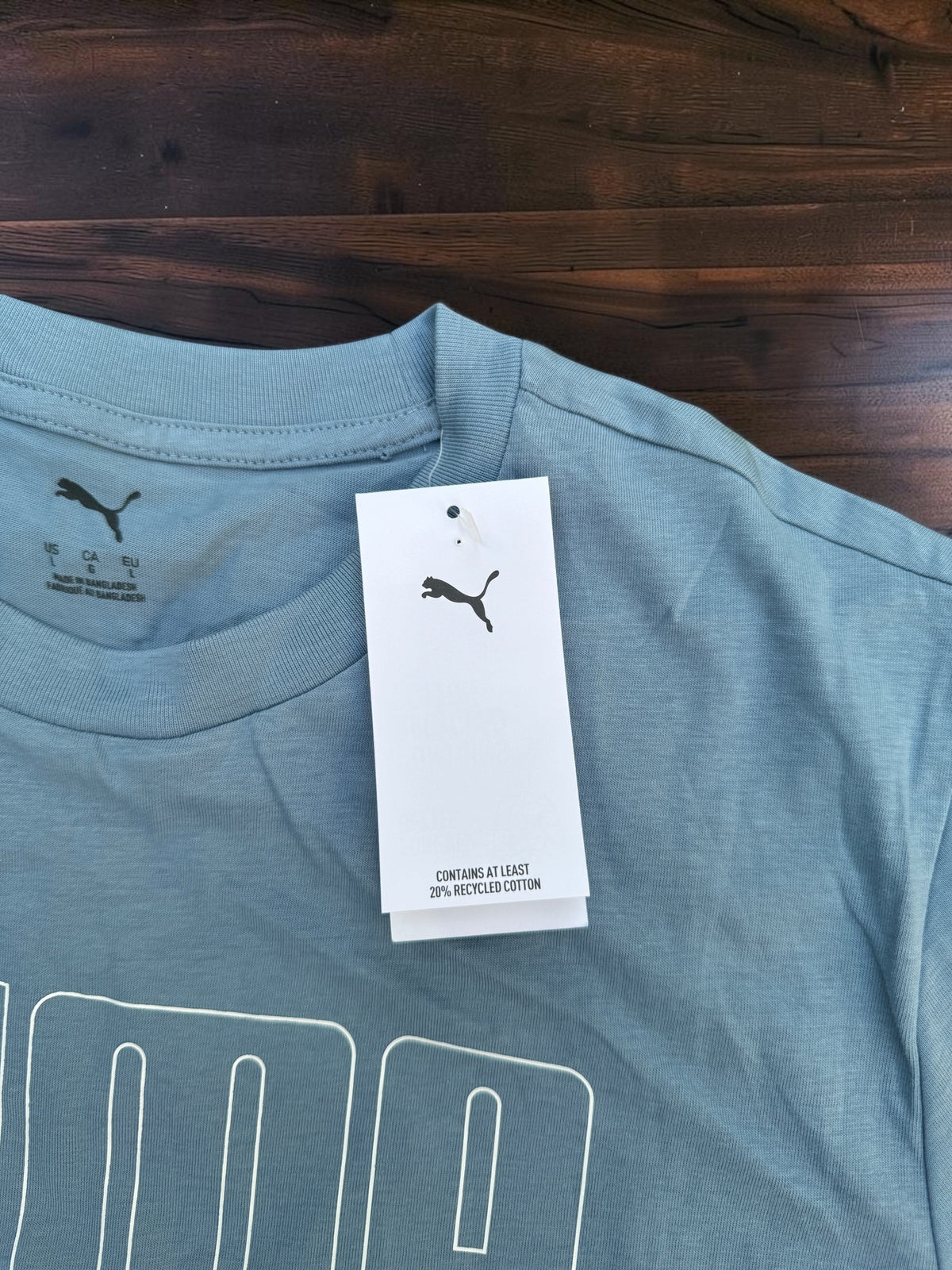 Blue Puma Streetwear Graphic T-shirt