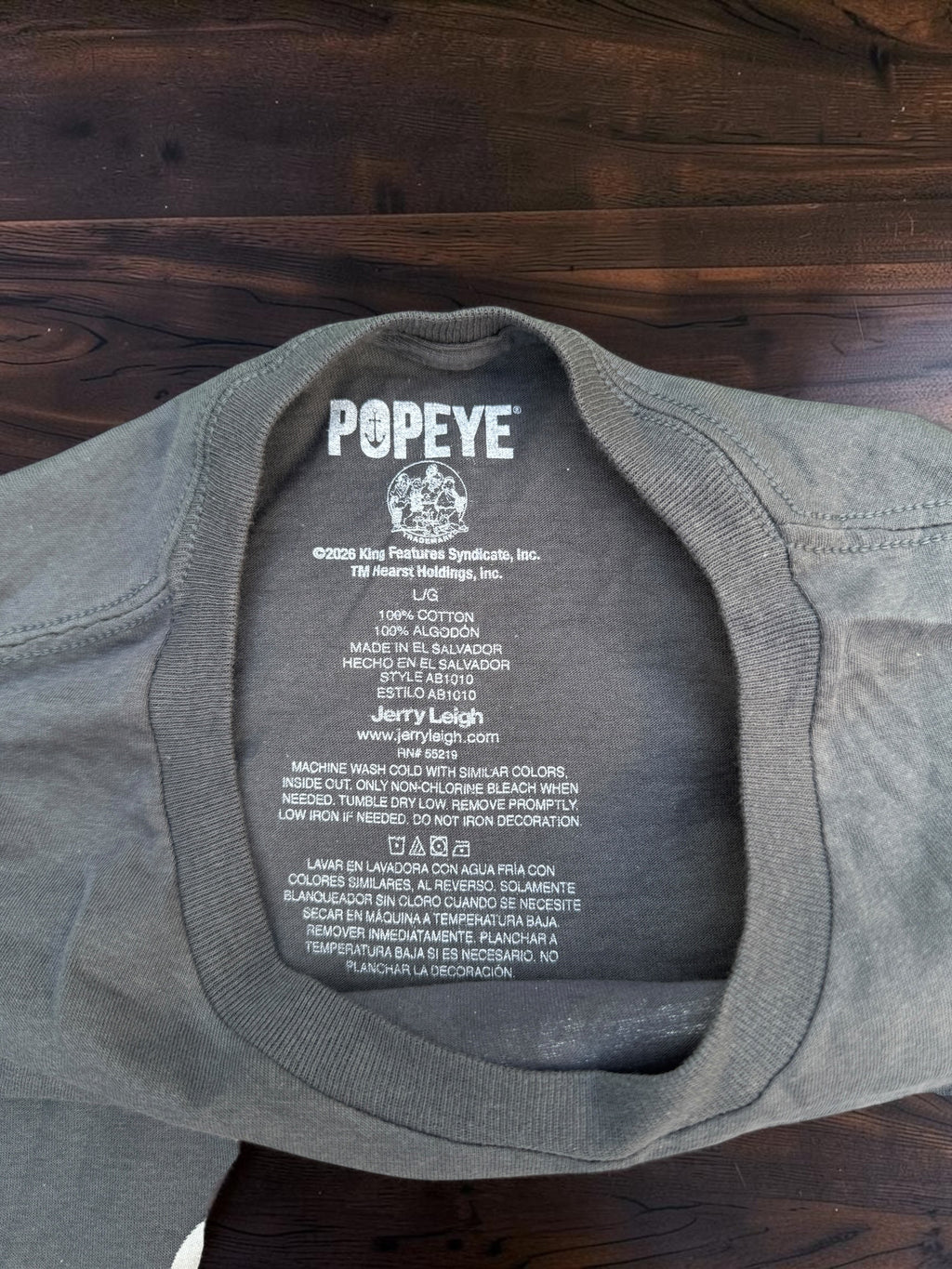 Popeye Strong To The Finish Graphic Print T-shirt