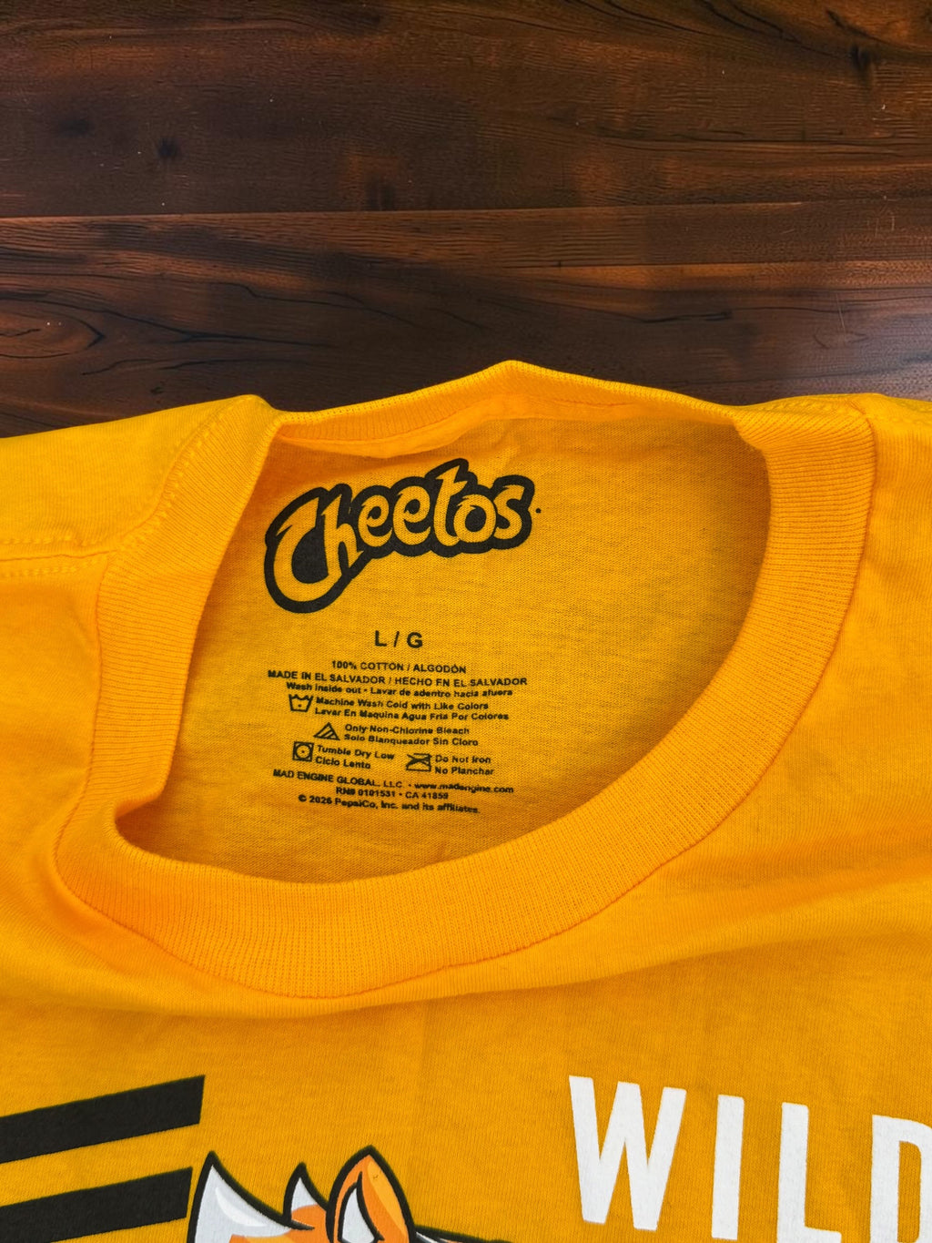 New Exclusive Cheetos Wild & Hungry Graphic T-shirt