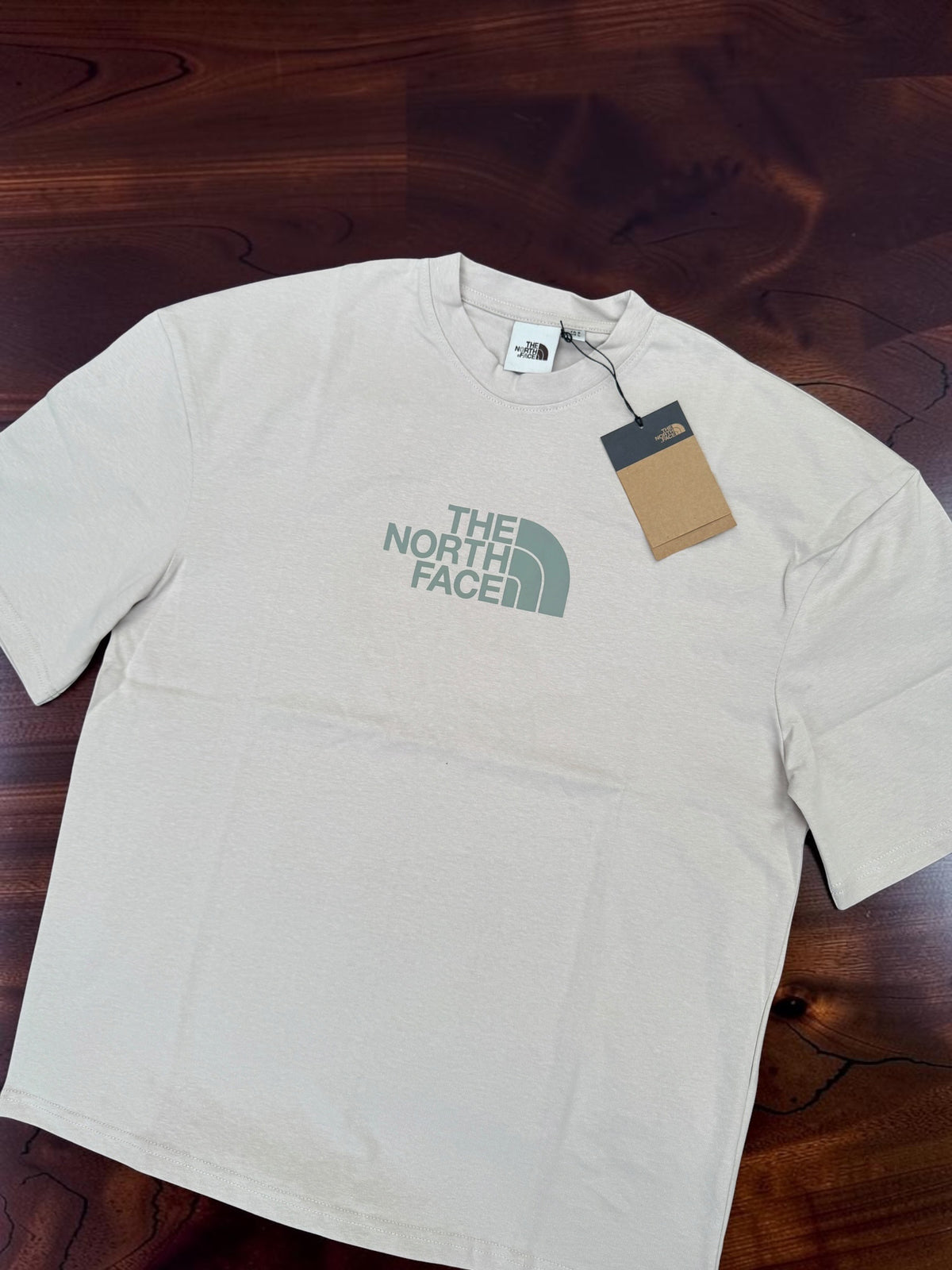 New And Exclusive Quality Made Beige And Light Cream T-shirt