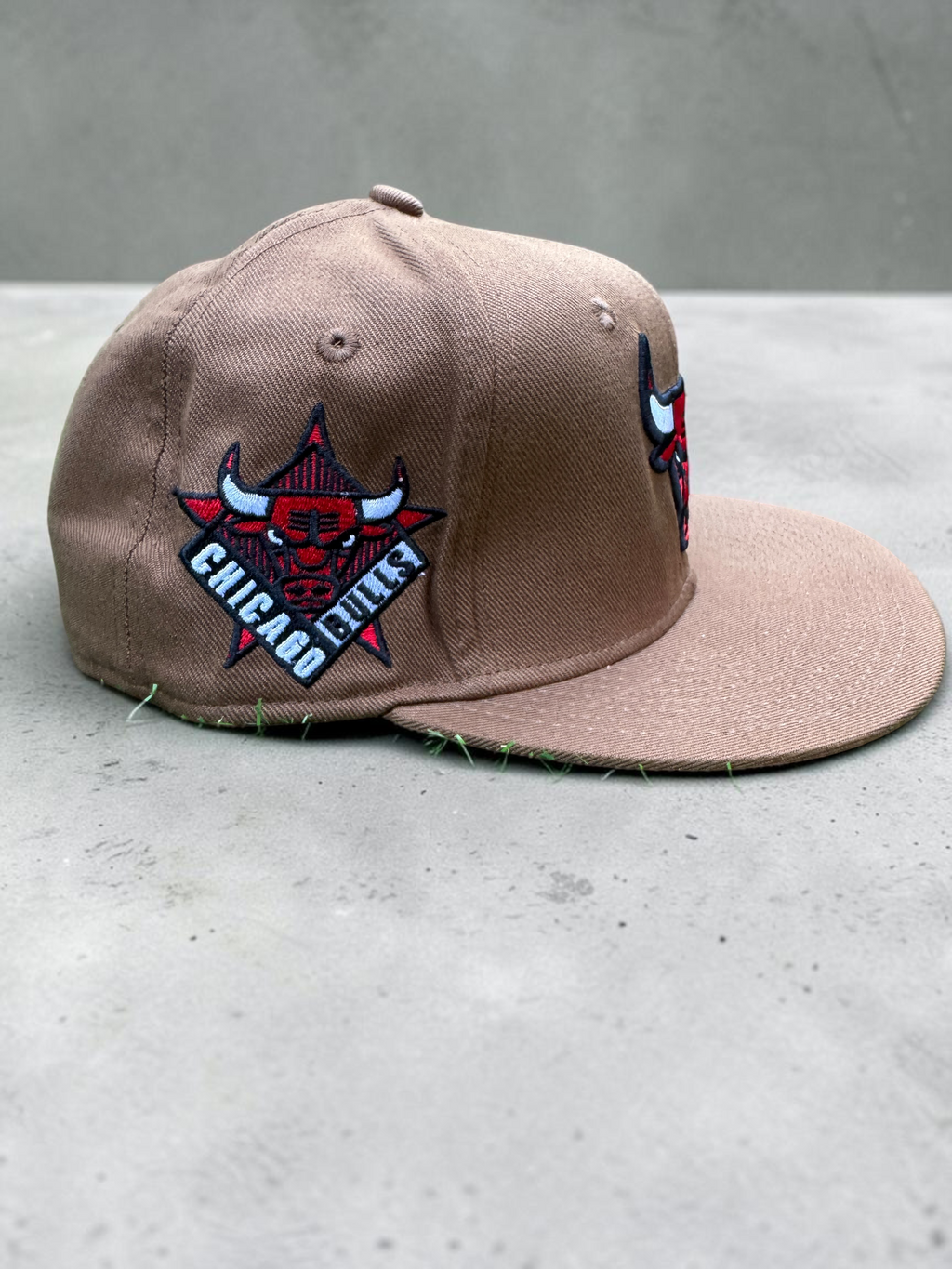 Bull Design Basketball Quality Made Brown Hat