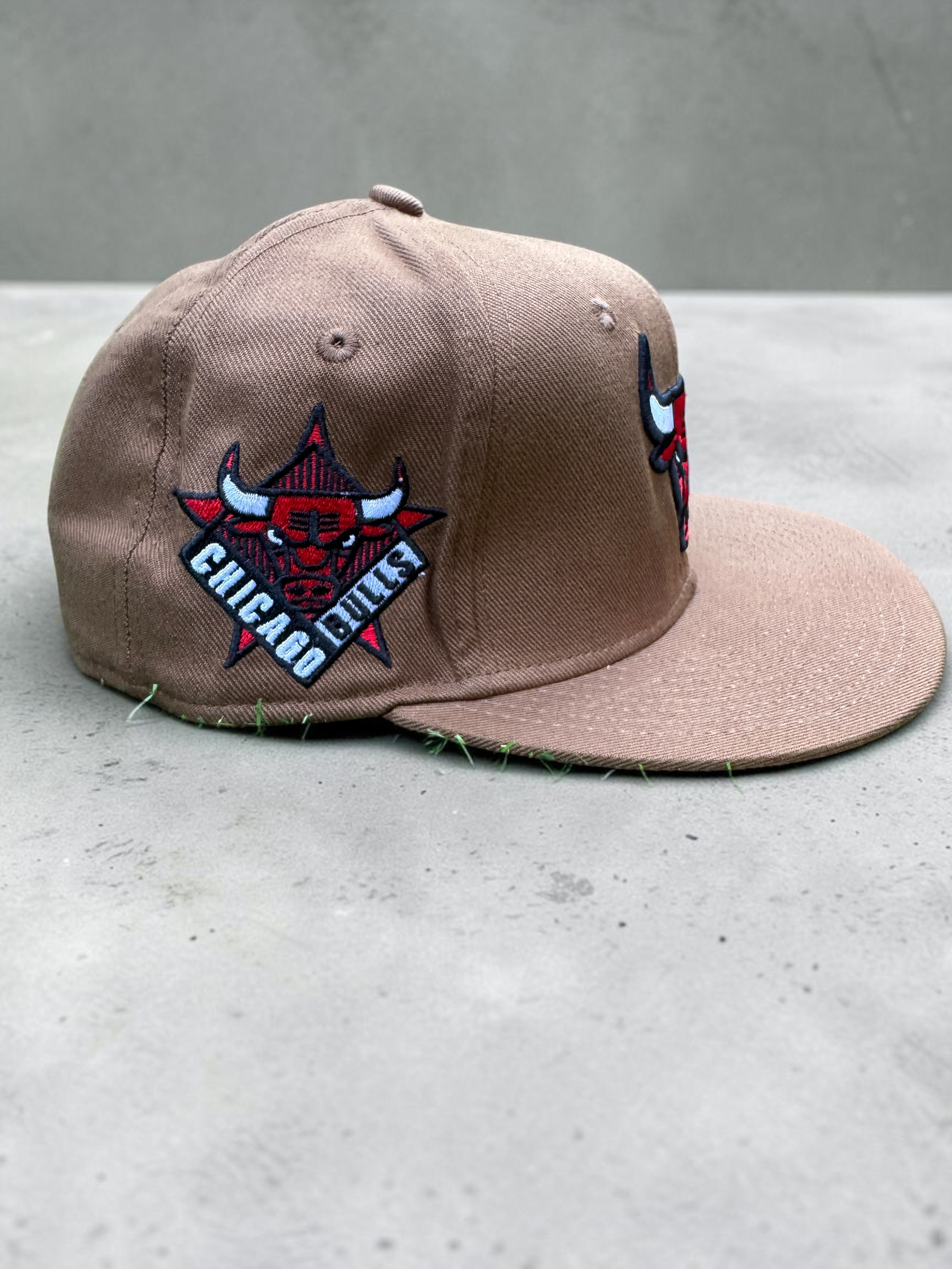 Bull Design Basketball Quality Made Brown Hat