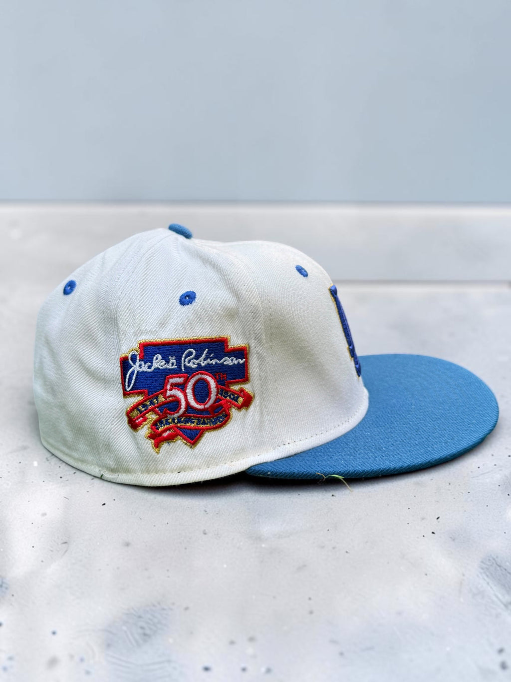 New LA White And Blue Stylish Snapback