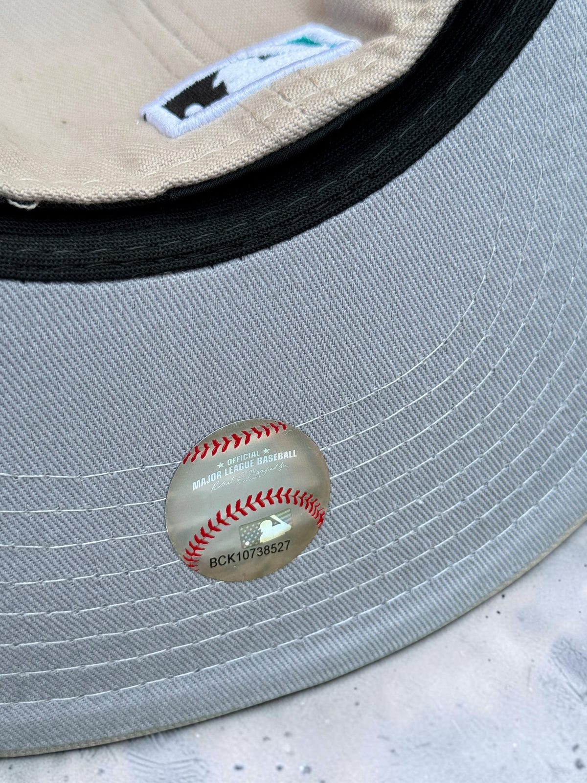 New Cool Beige White LA Snapback