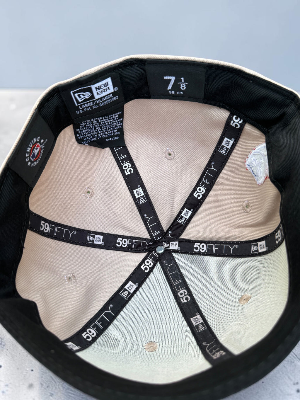 New Cool Beige White LA Snapback
