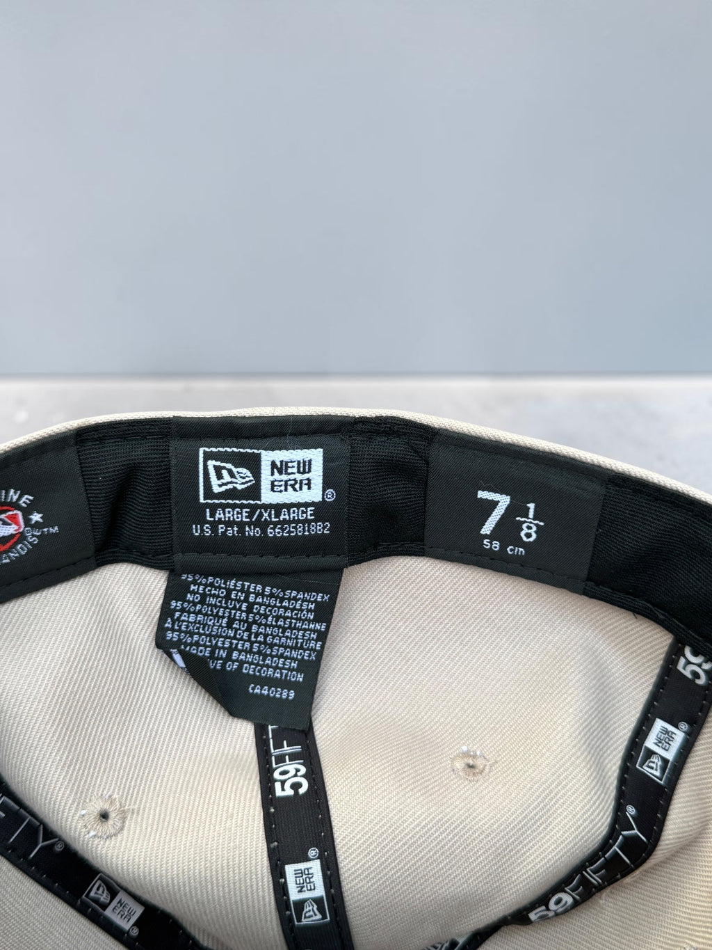 New Cool Beige White LA Snapback