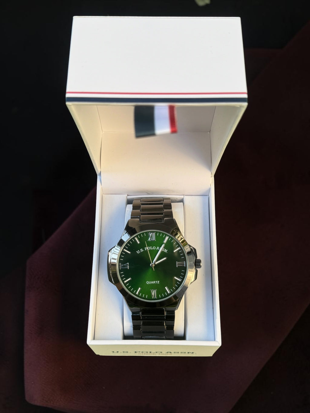 US Polo Assn Gorgeous Green Dial Classy Watch