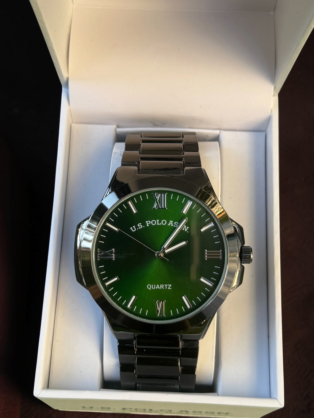 US Polo Assn Gorgeous Green Dial Classy Watch