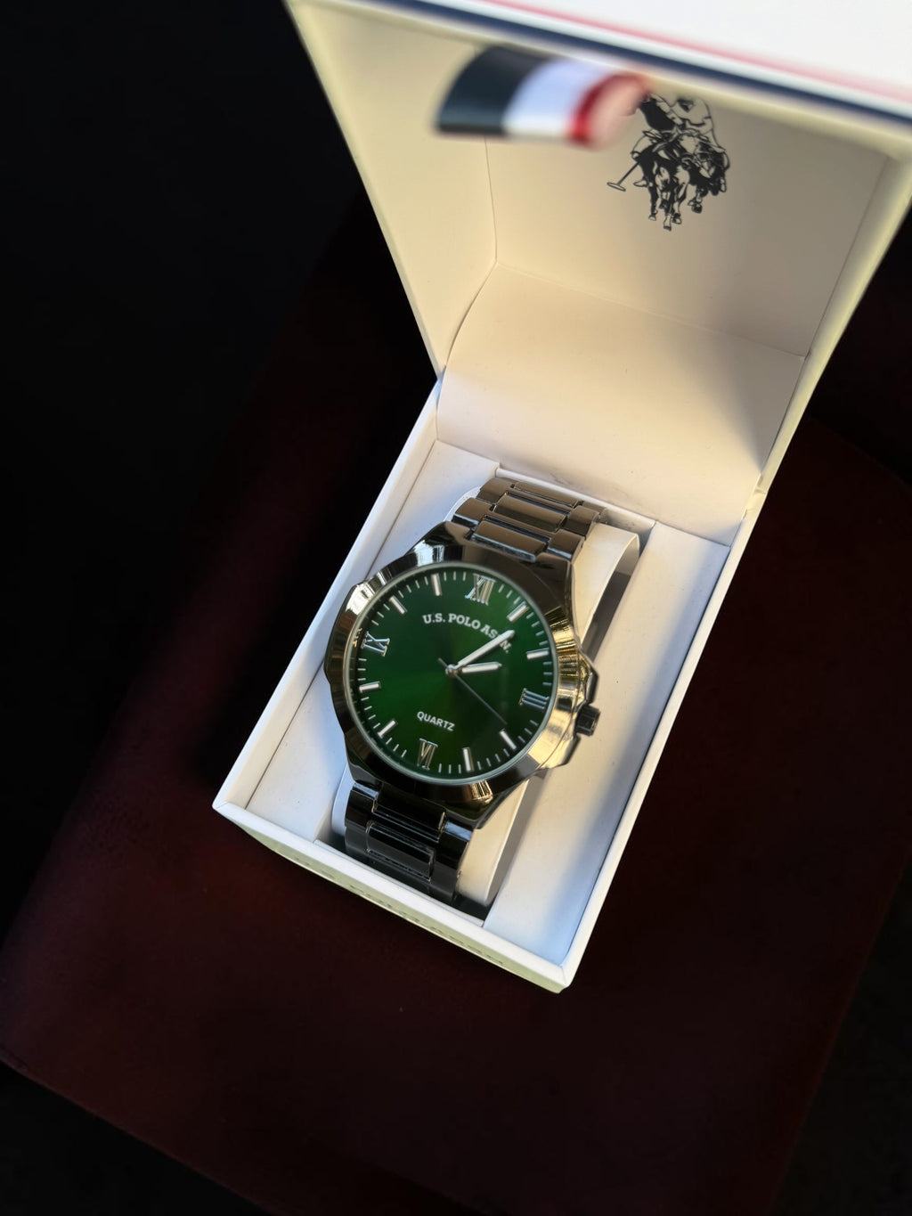 US Polo Assn Gorgeous Green Dial Classy Watch