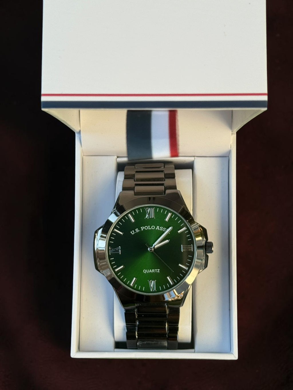 US Polo Assn Gorgeous Green Dial Classy Watch