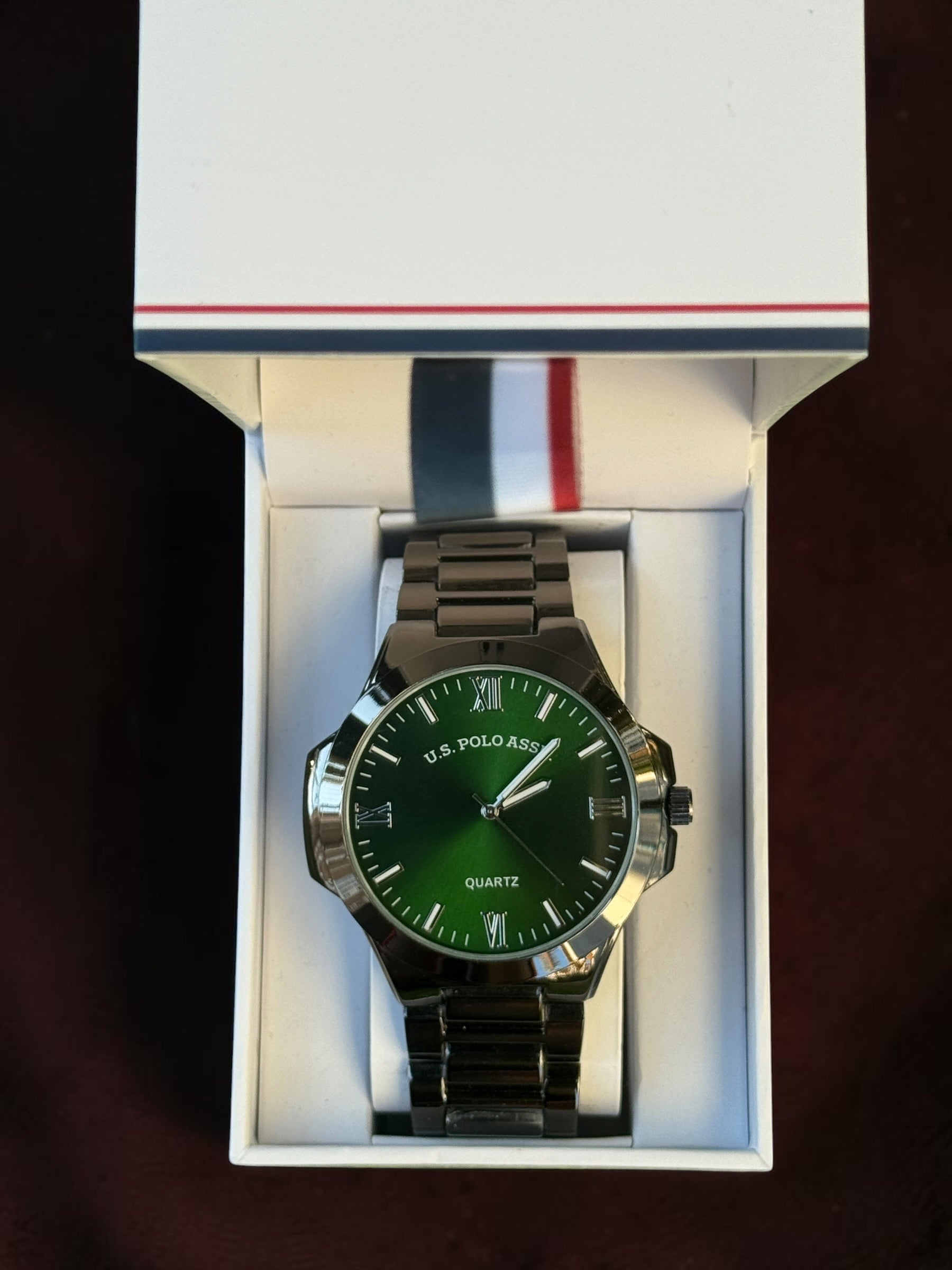 US Polo Assn Gorgeous Green Dial Classy Watch