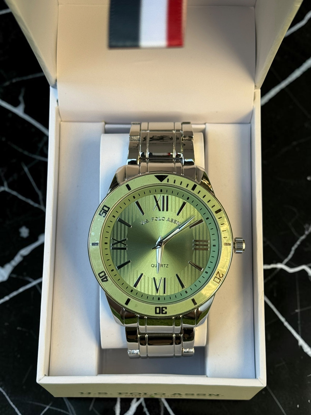 US Polo Assn Lime Coloured Dial Fabulous Watch