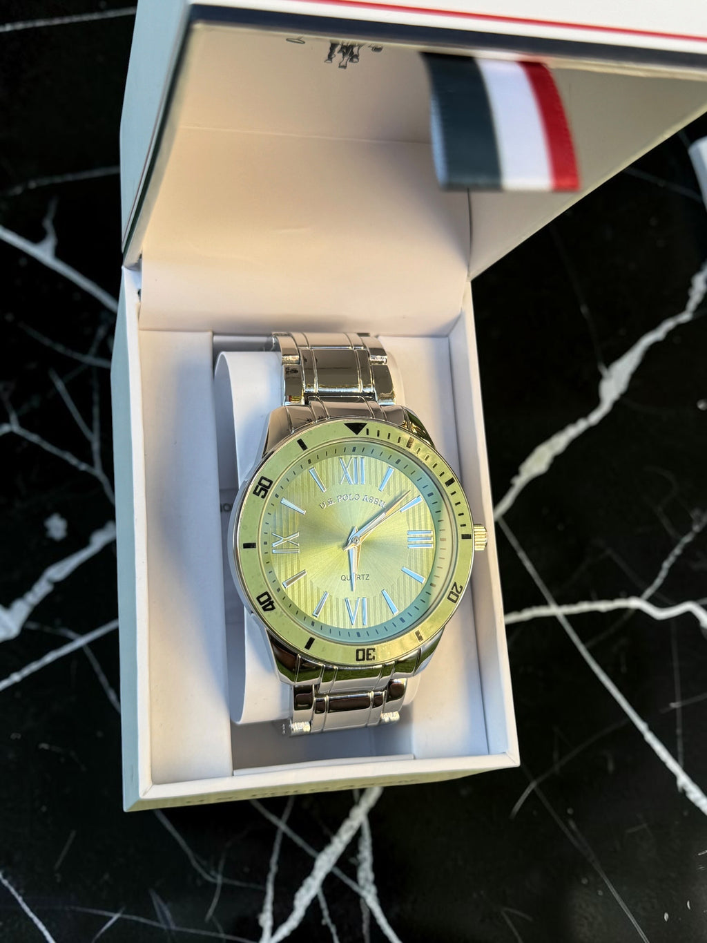 US Polo Assn Lime Coloured Dial Fabulous Watch