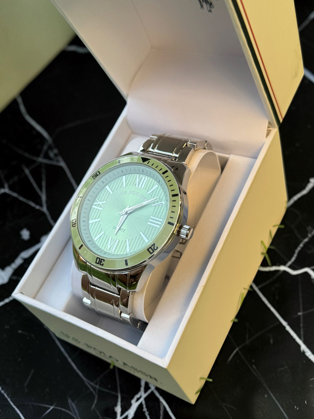 US Polo Assn Lime Coloured Dial Fabulous Watch
