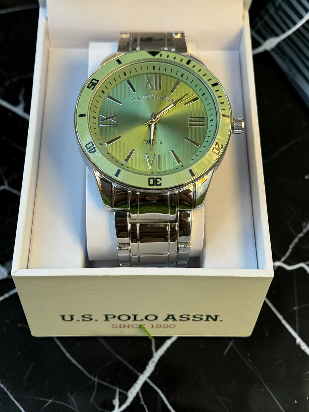 US Polo Assn Lime Coloured Dial Fabulous Watch