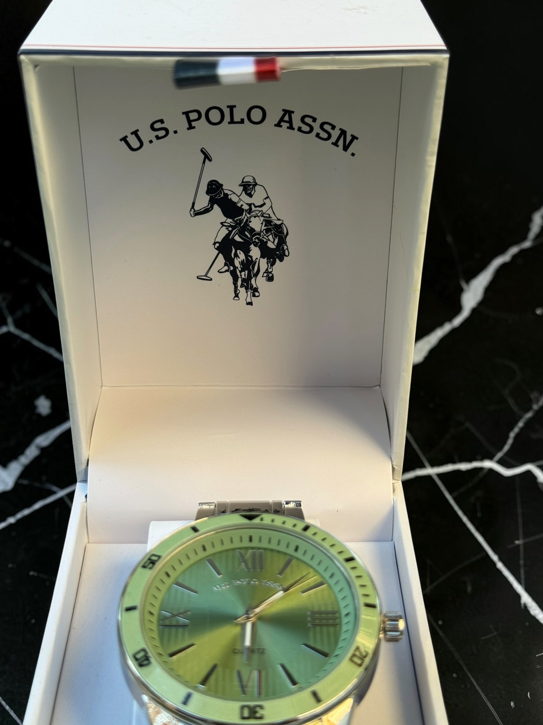 US Polo Assn Lime Coloured Dial Fabulous Watch