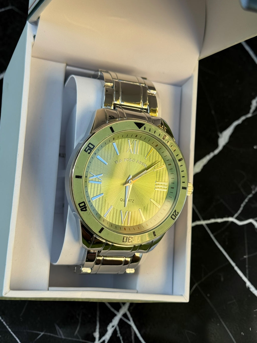 US Polo Assn Lime Coloured Dial Fabulous Watch