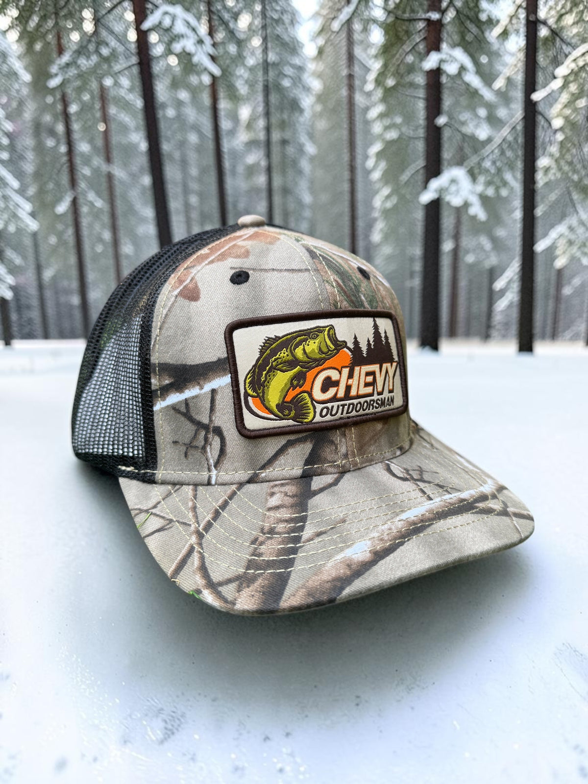 Chevy Outdoorsman Camo Trucker Hat