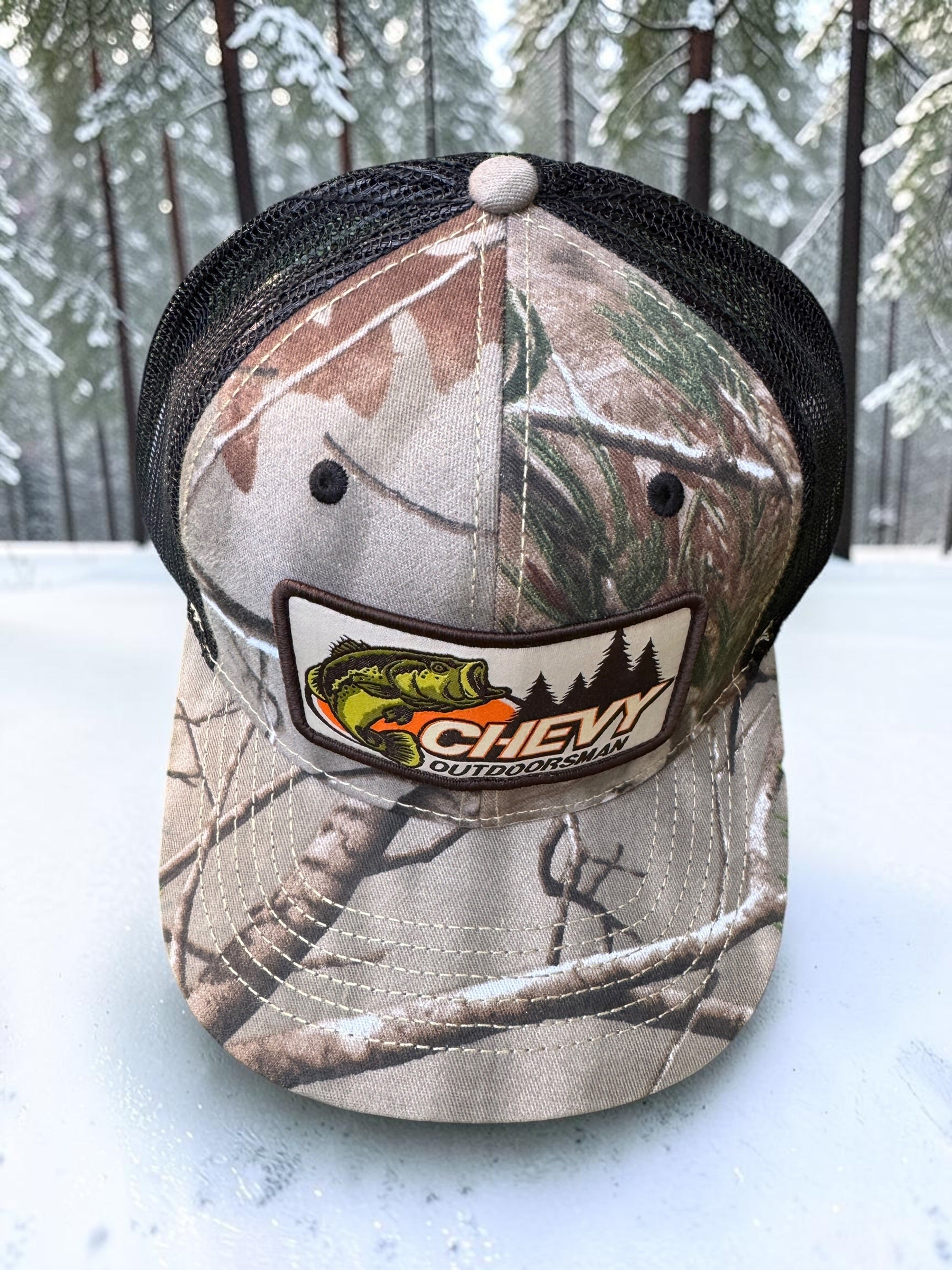 Chevy Outdoorsman Camo Trucker Hat