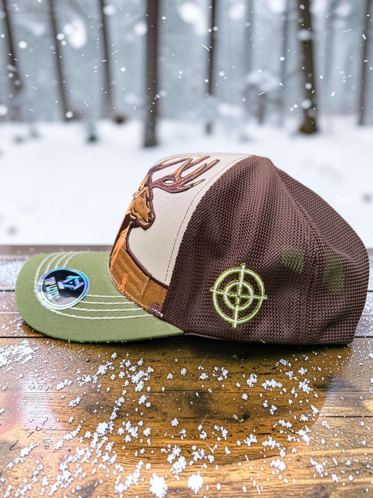 Hunting Season Deer Embroidered Trucker Cap