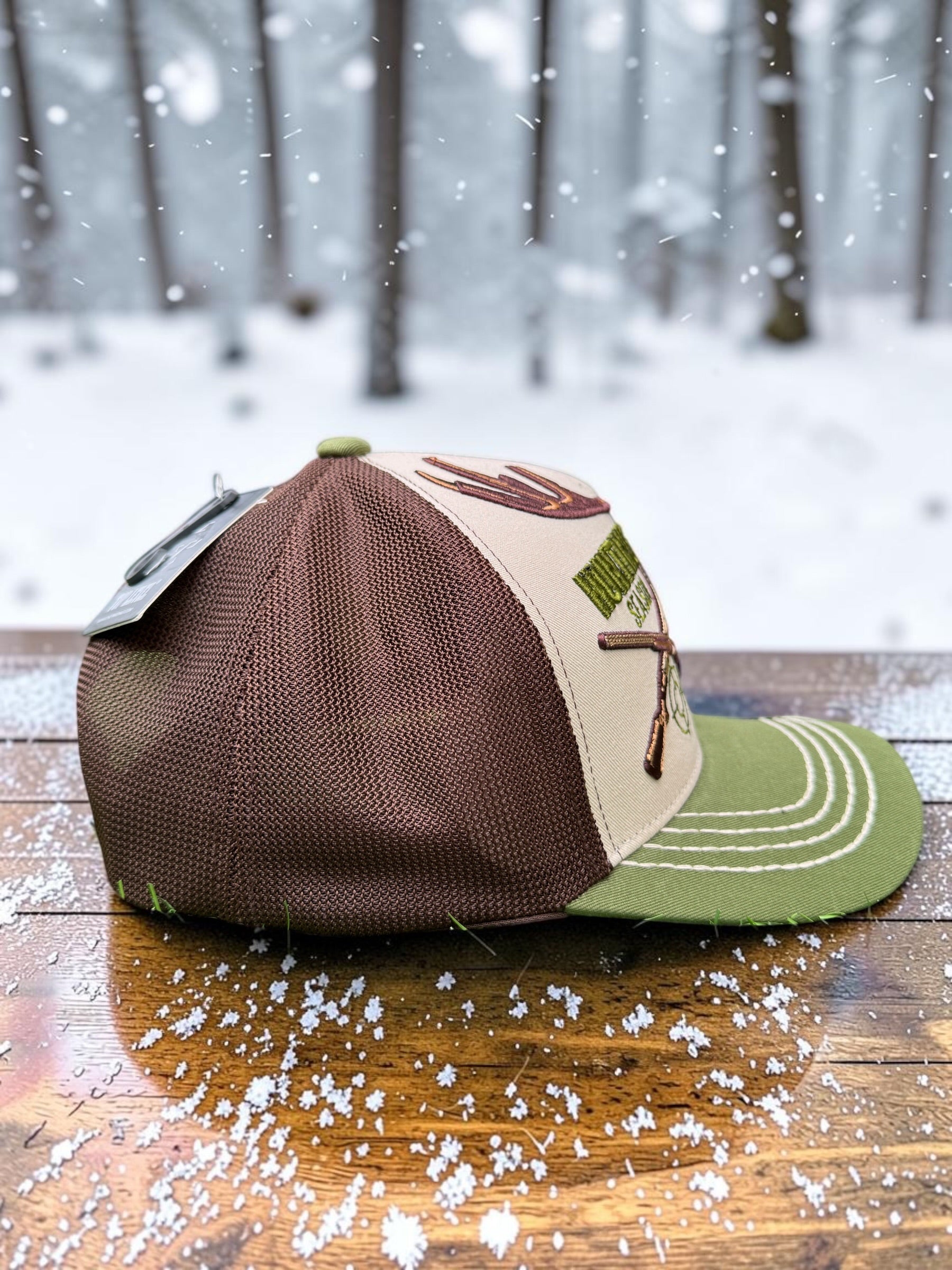 Hunting Season Deer Embroidered Trucker Cap