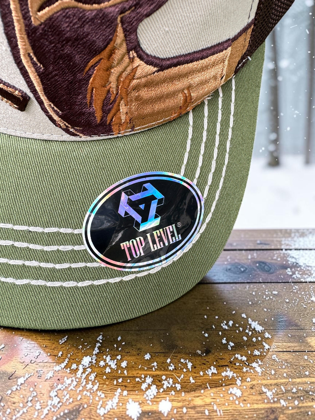 Hunting Season Deer Embroidered Trucker Cap