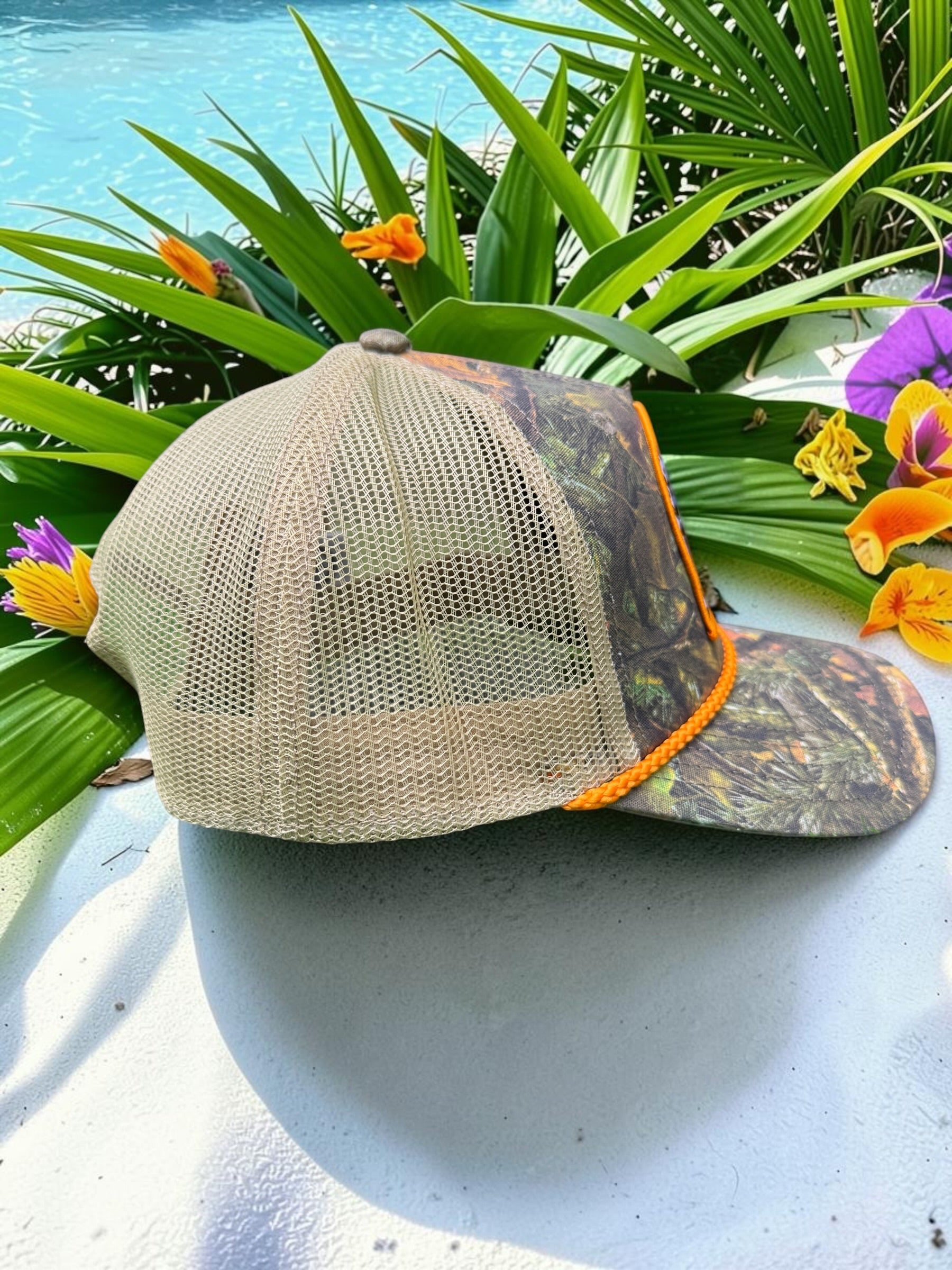 Smokey Bear Prevent Wildfires Camo Trucker Cap