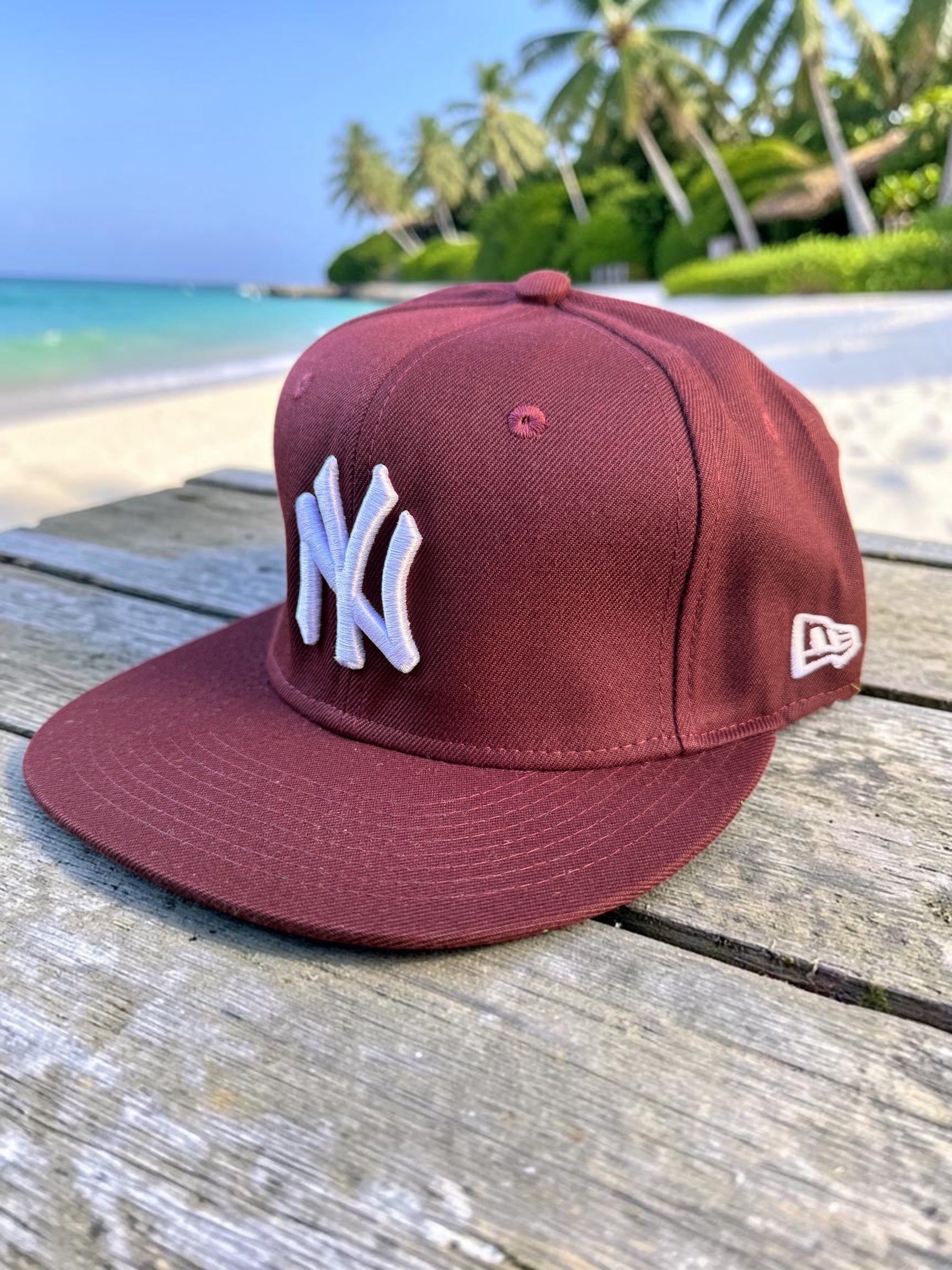 Plain Maroon NewYork Yankee Snapback