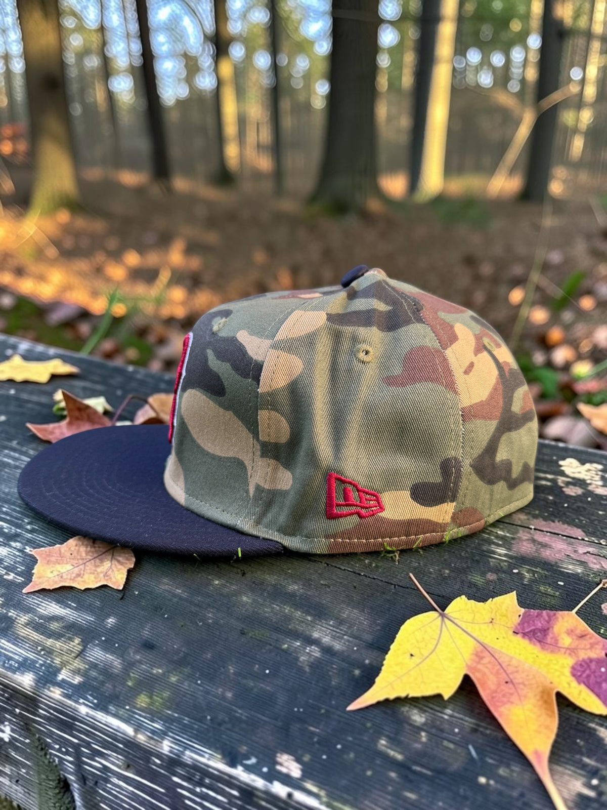Camo Print Boston All Stars Game 99 Snapback
