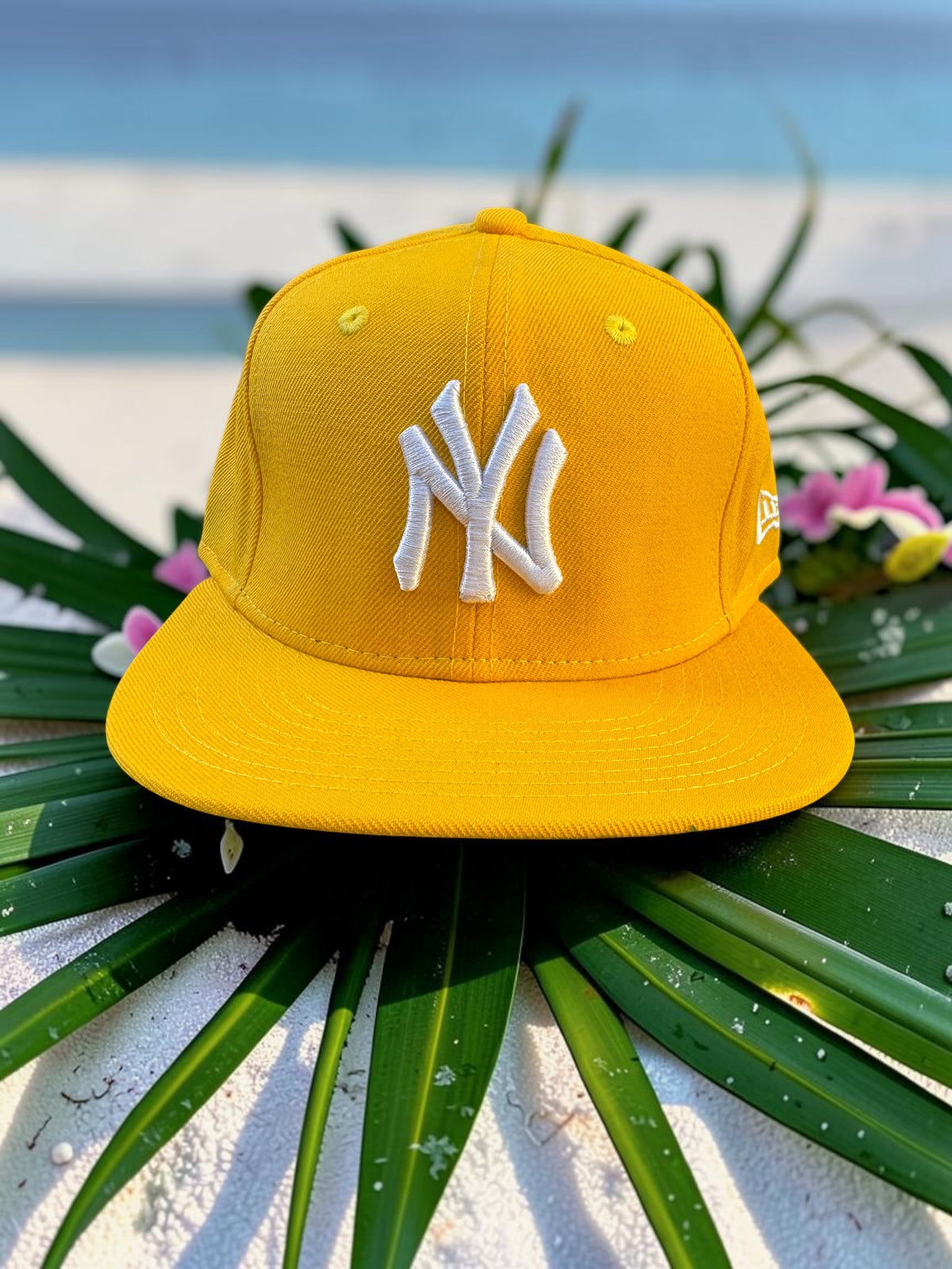 Yellow Plain New York BaseBall SnapBack