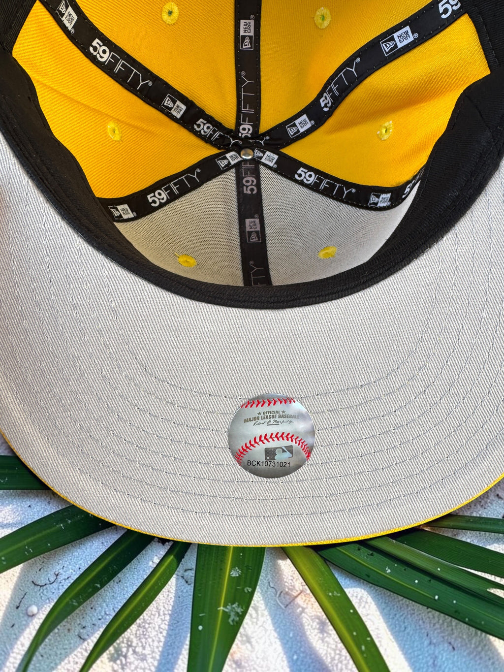 Yellow Plain New York BaseBall SnapBack
