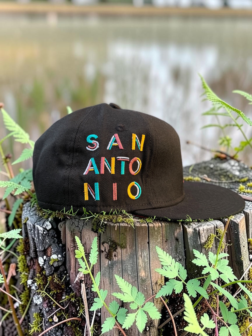Plain Black Sanantonio Snapback