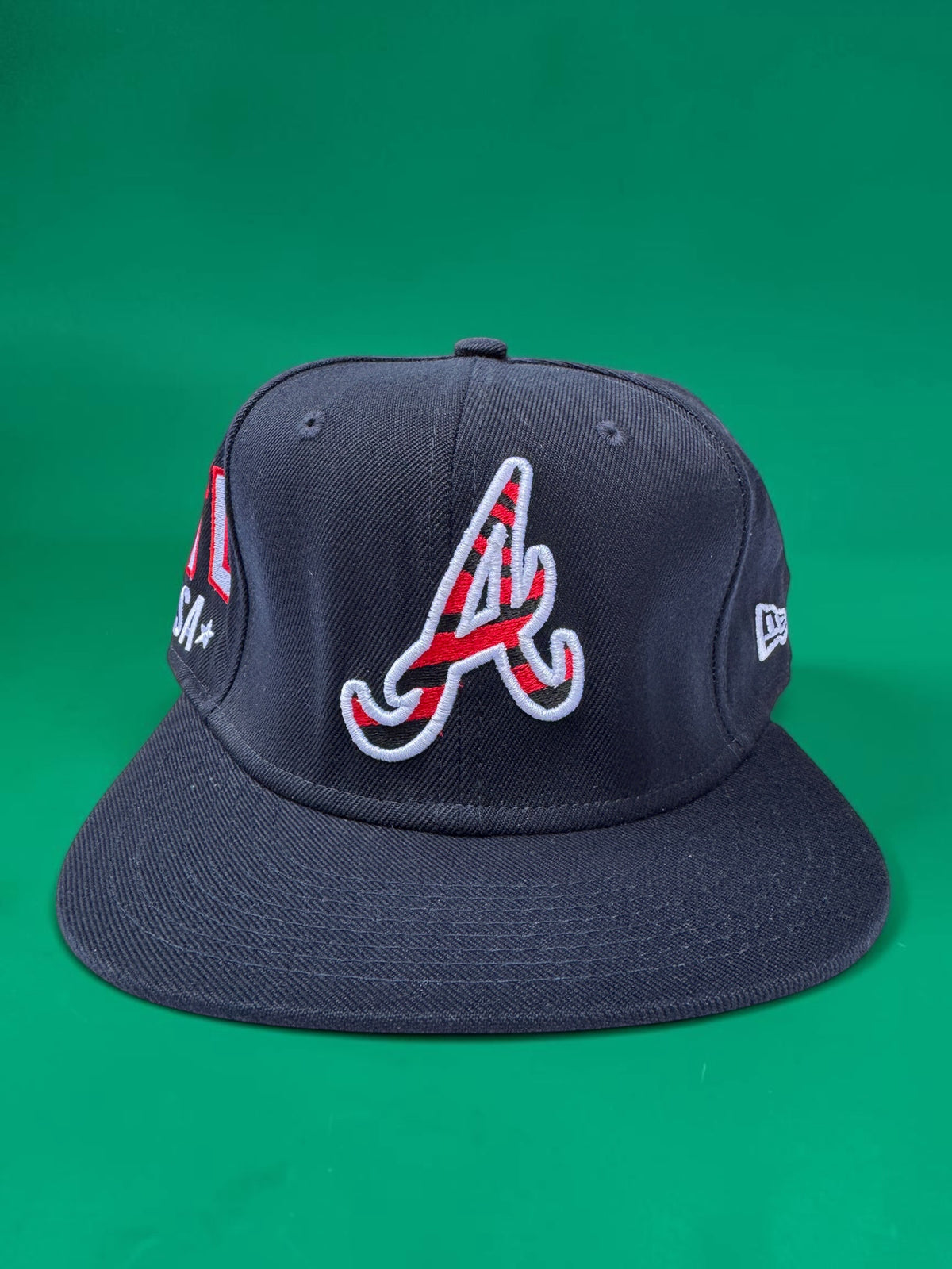 Black Atalanta USA Baseball Snapback