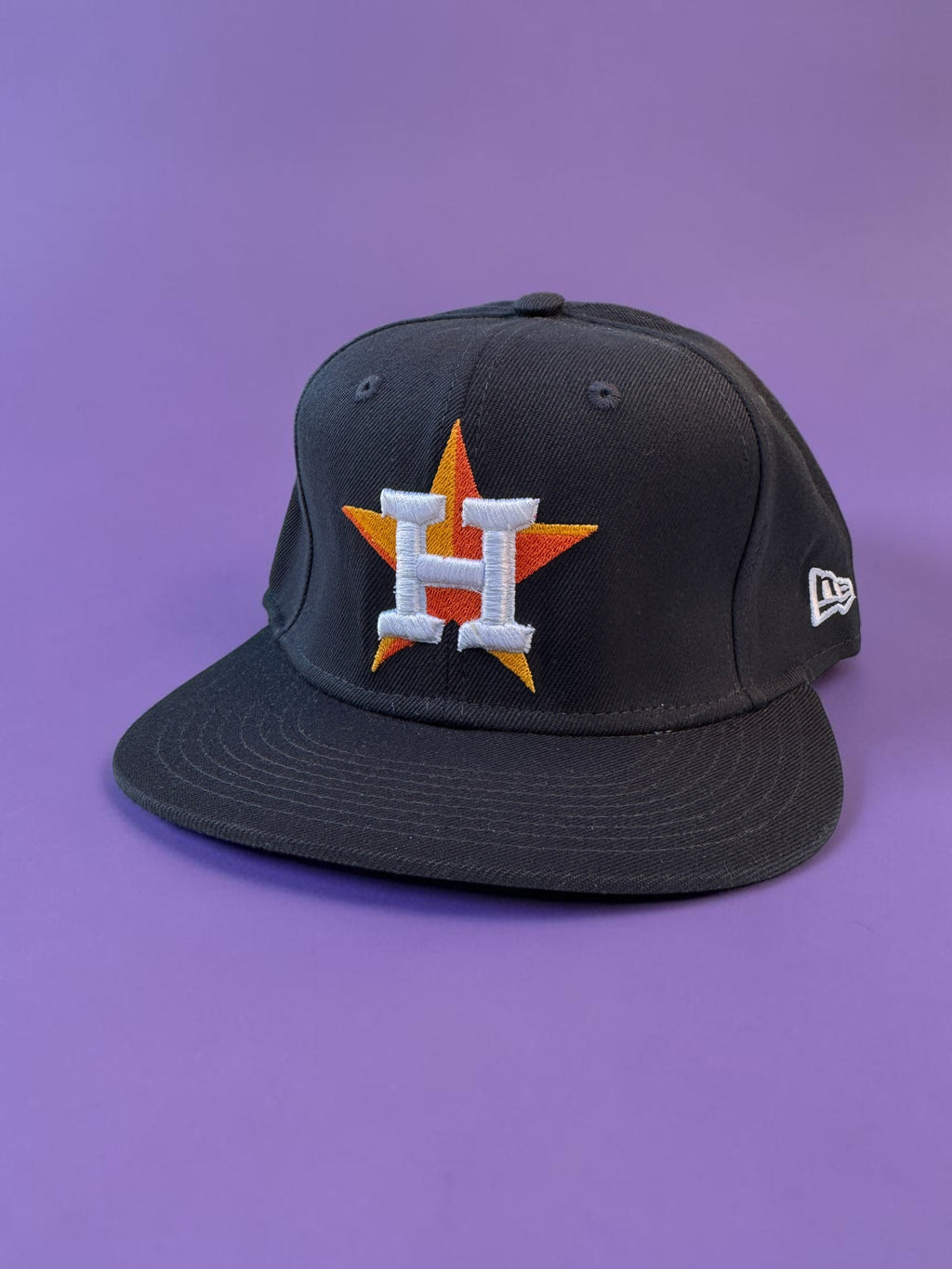 Black Houston Baseball Snapback