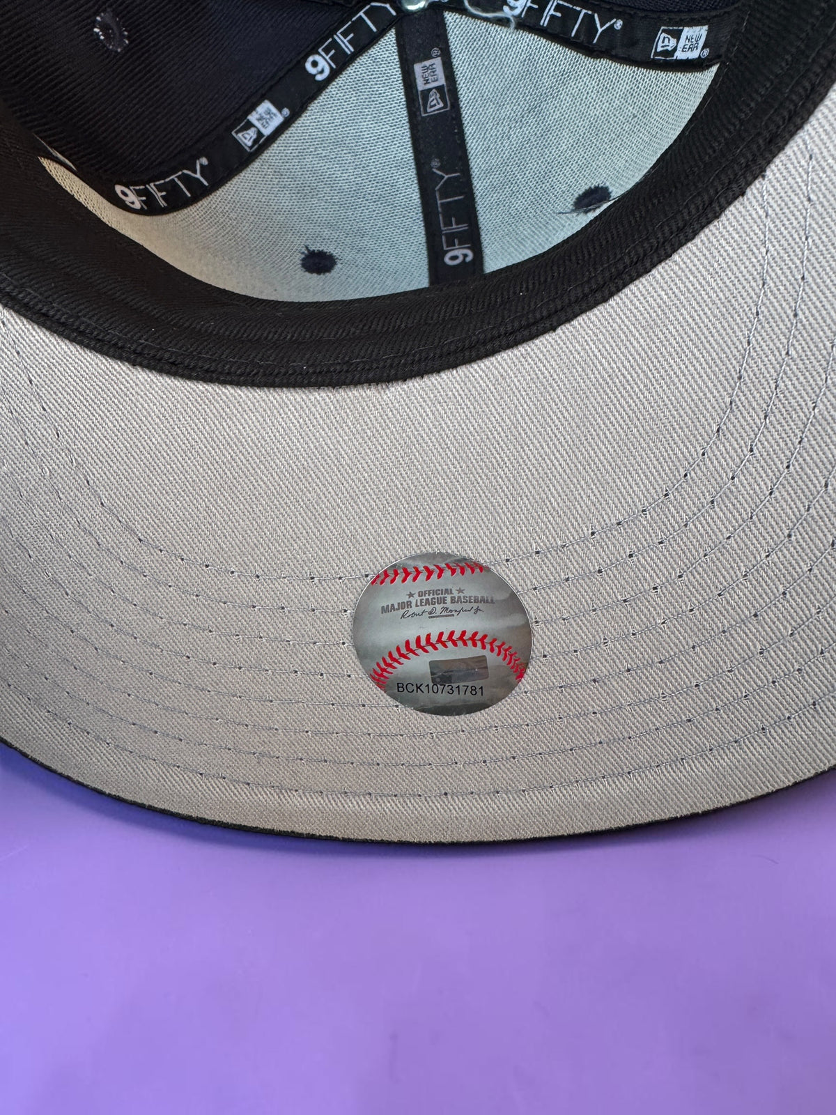 Black Houston Baseball Snapback