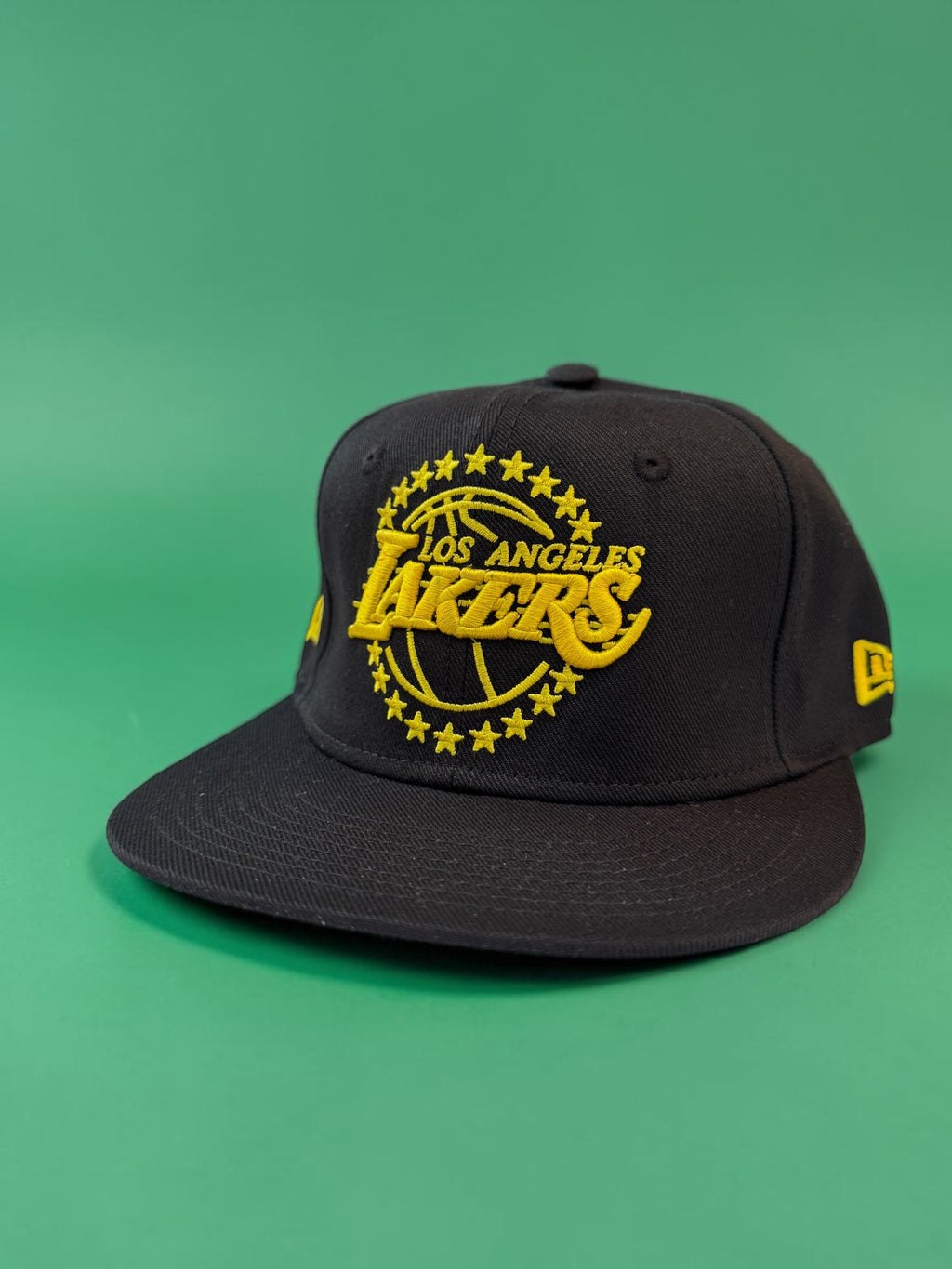 Black and Yellow Los Angeles Lakers Snapback