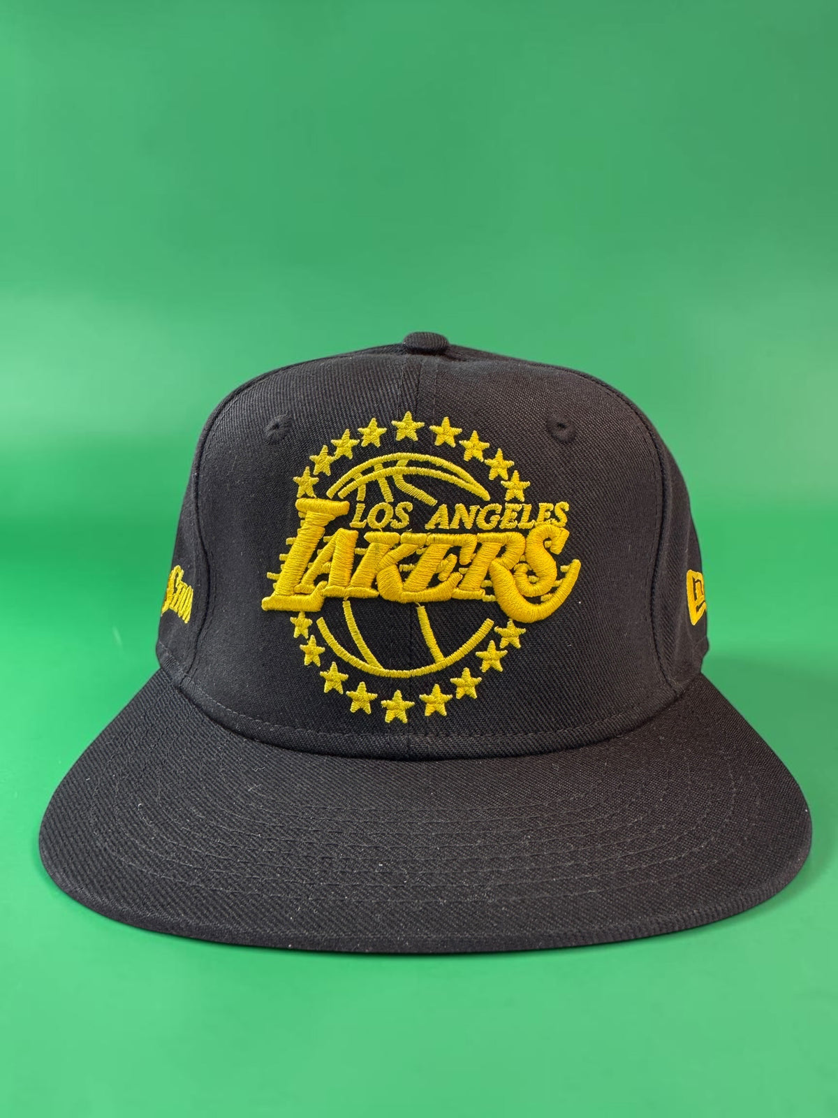 Black and Yellow Los Angeles Lakers Snapback