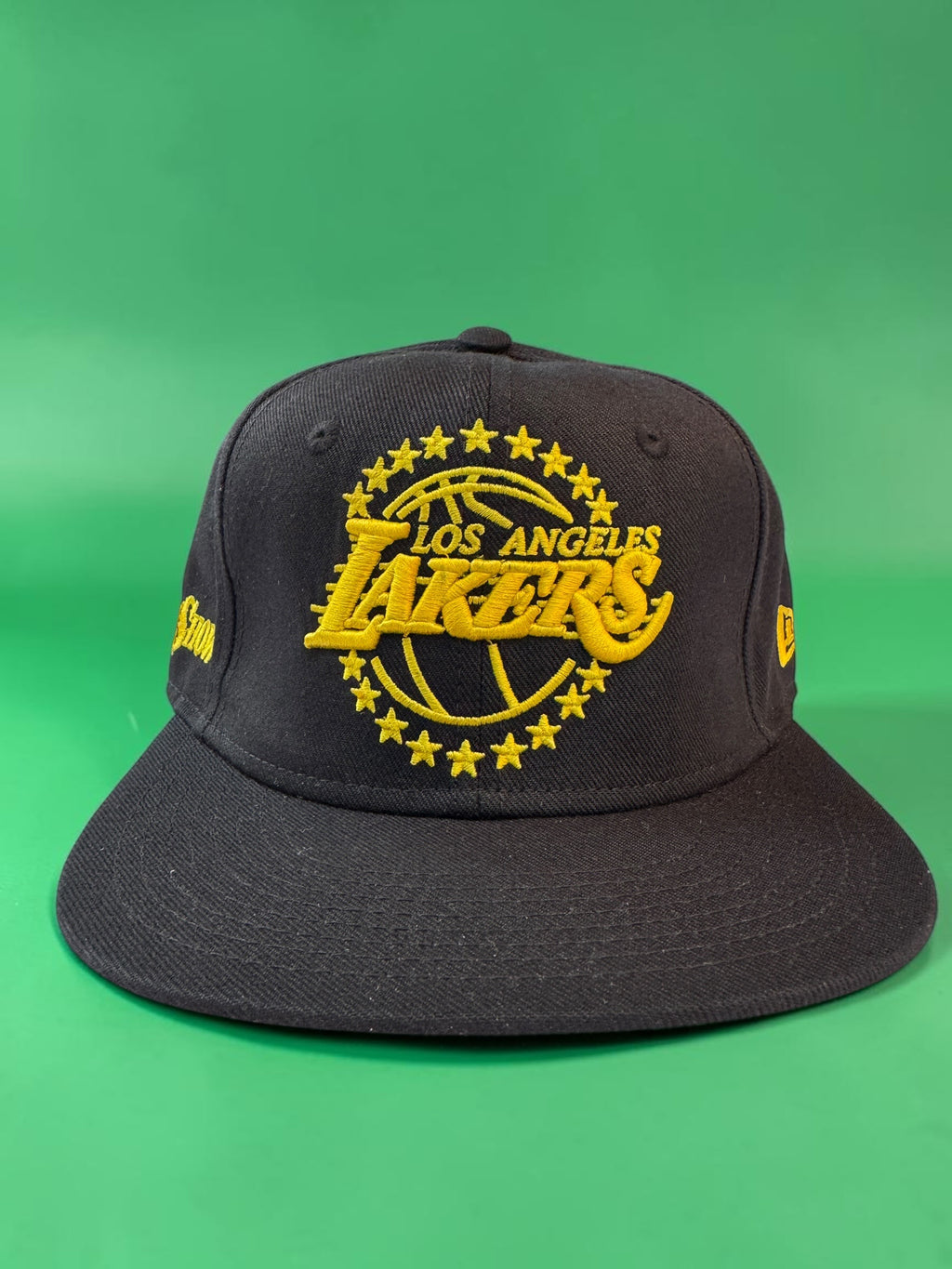 Black and Yellow Los Angeles Lakers Snapback